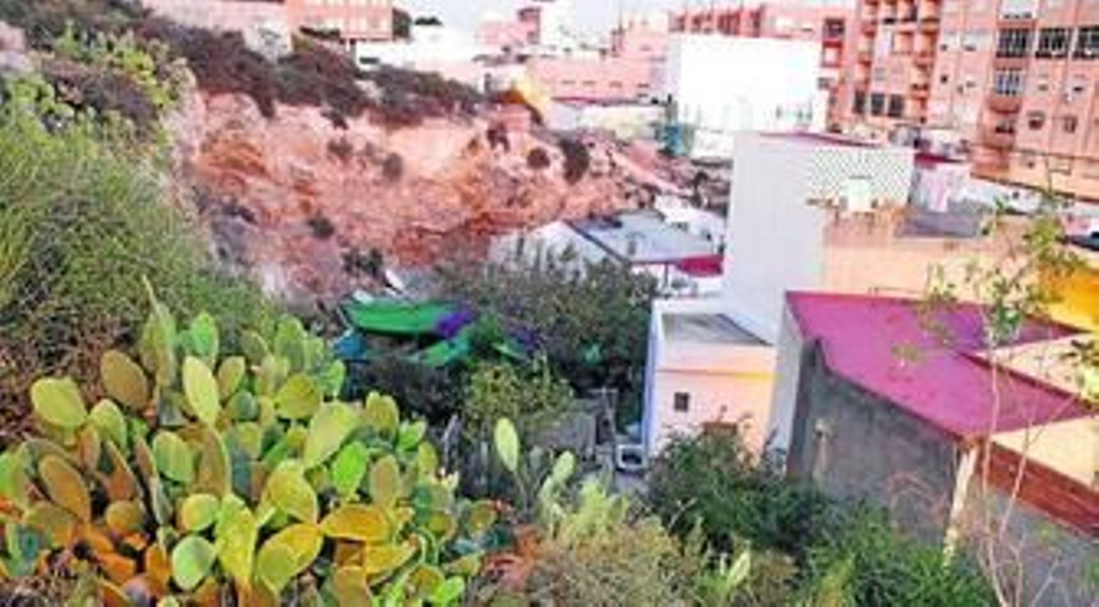 En la imagen, el enclave donde está situado el Hoyo de los Coheteros.