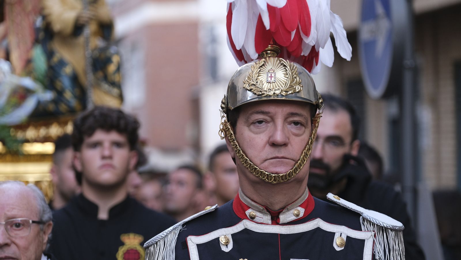 Procesión del Santo Entierro en Almería, en imágenes