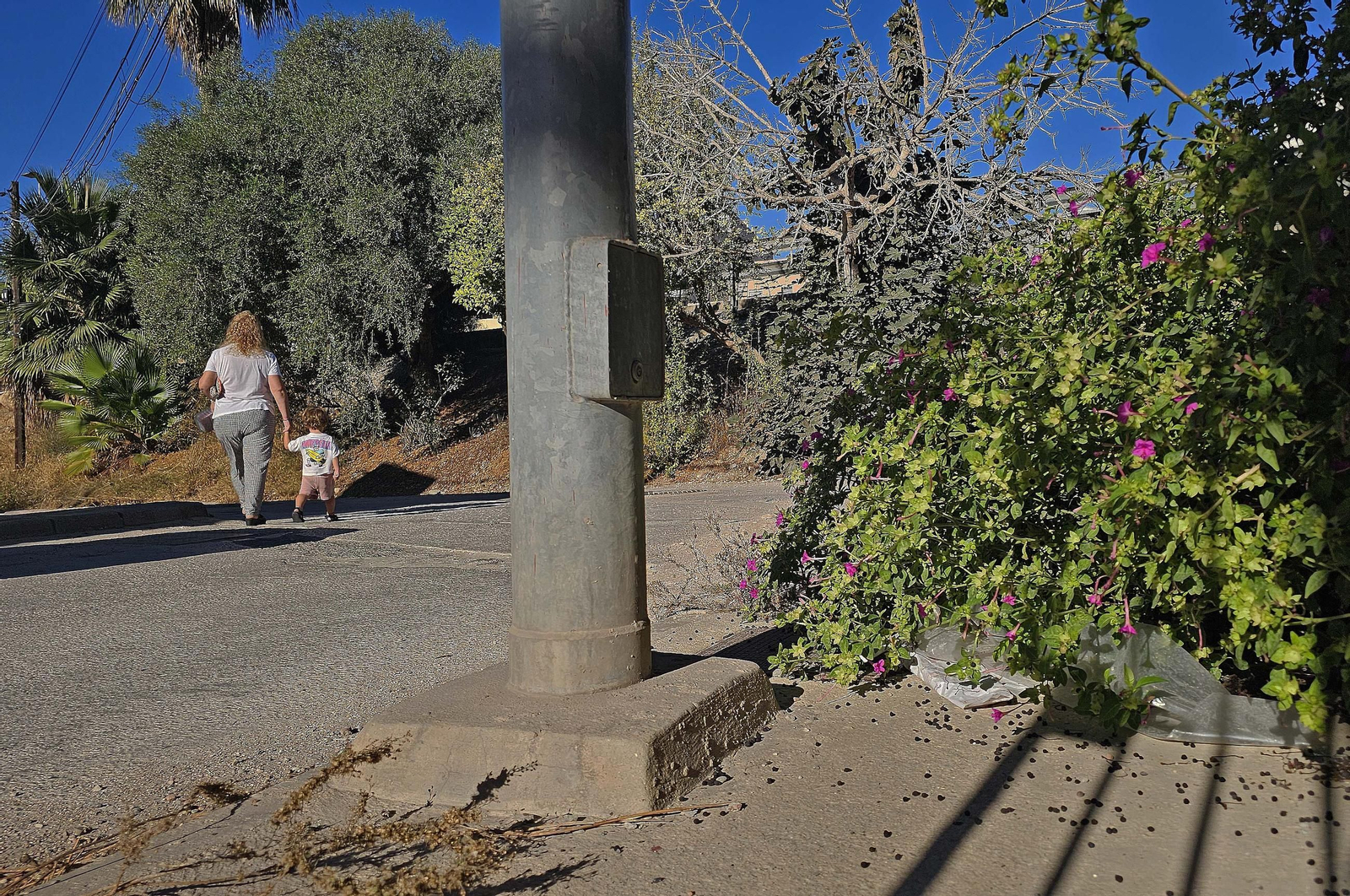 Fotos de los desperfectos de la barriada de La Capelina en Algeciras