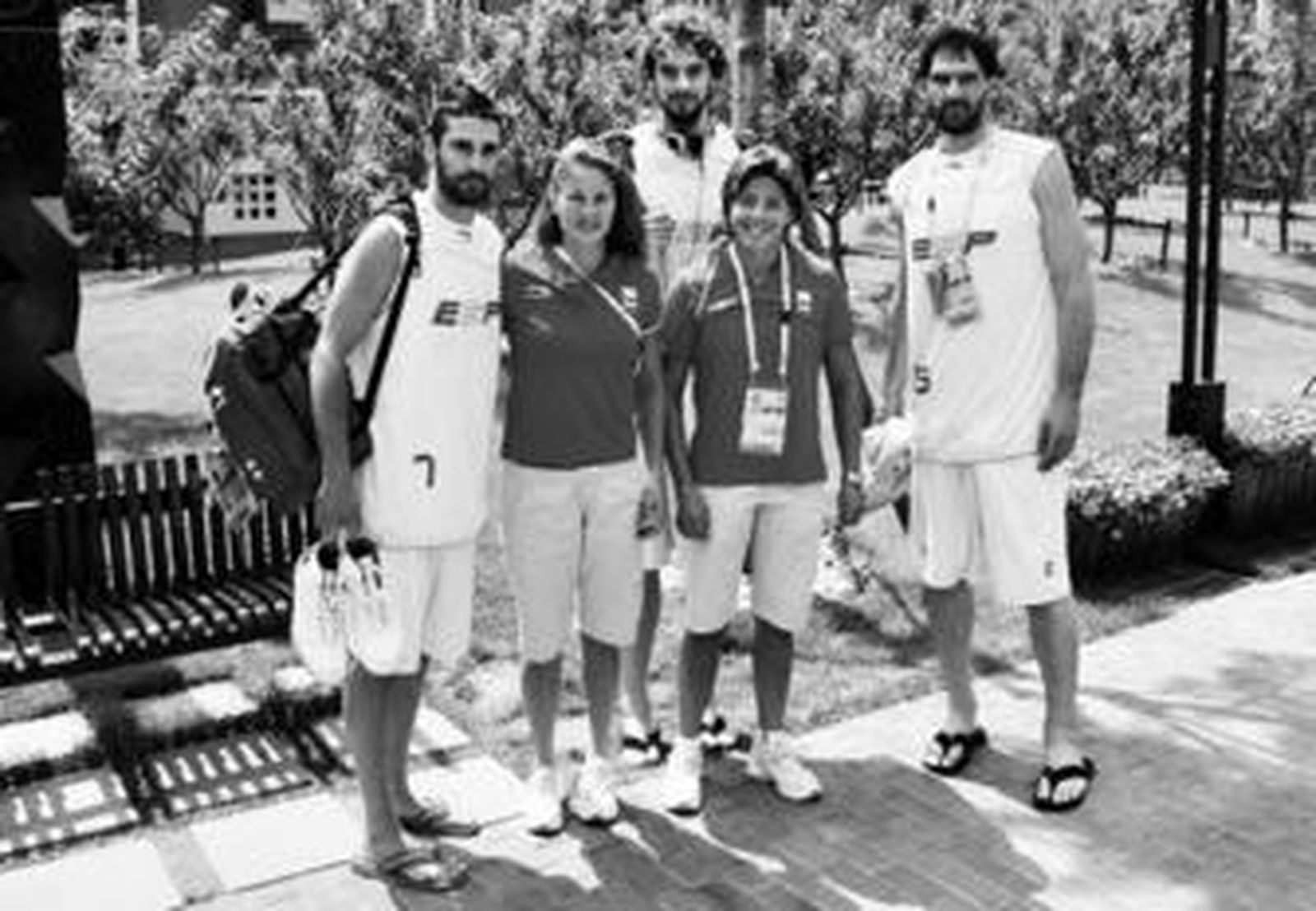 La glorieta de una gloria olímpica