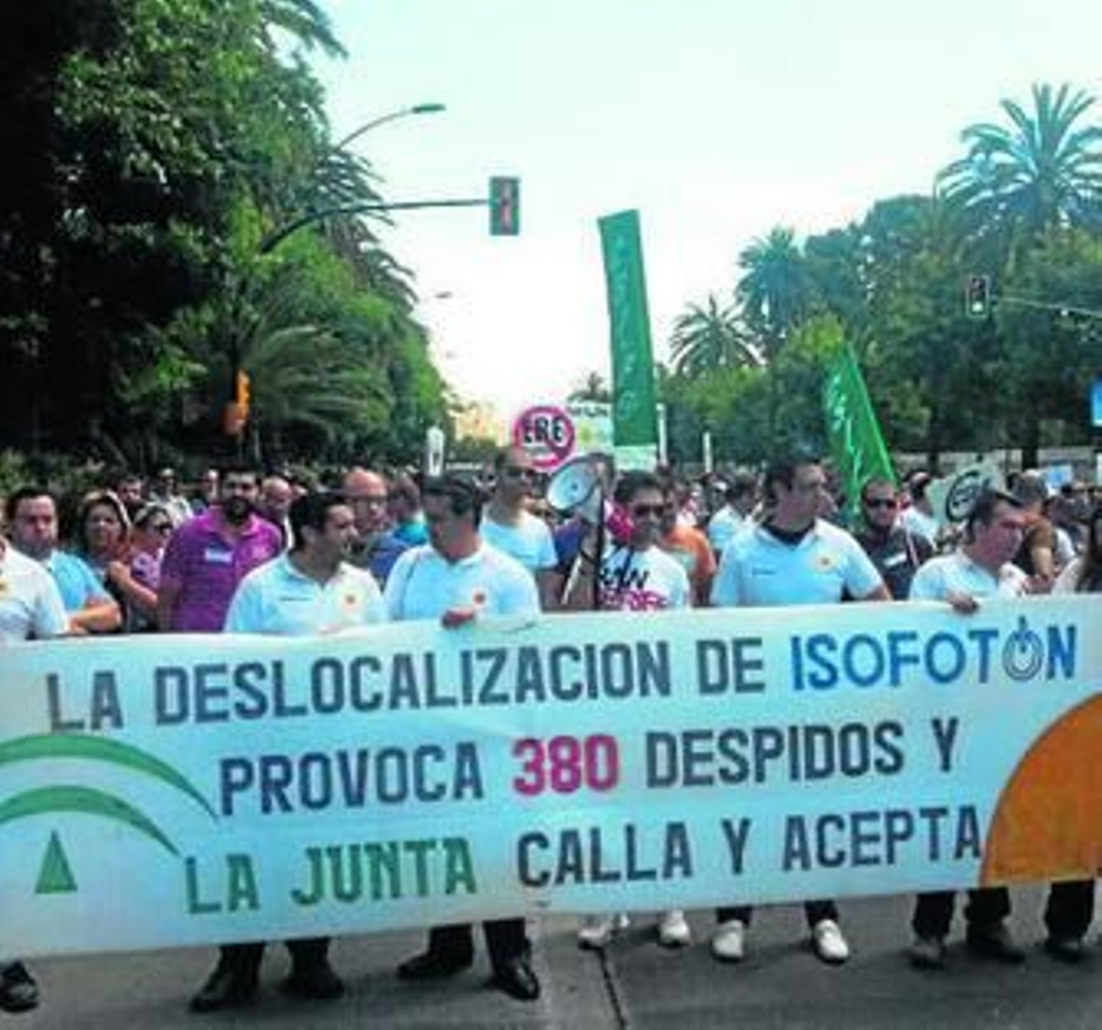 Manifestación de ayer por las calles de Málaga. Manifestación de ayer por las calles de Málaga.