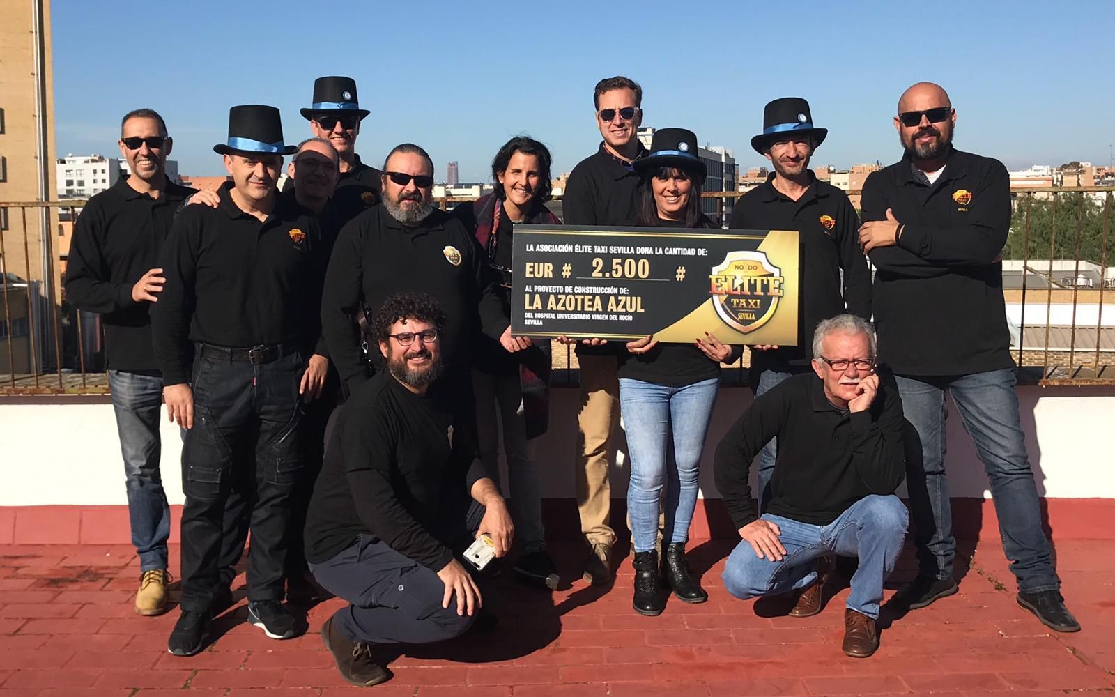 Los taxistas de Elite han donado 2.500 euros.