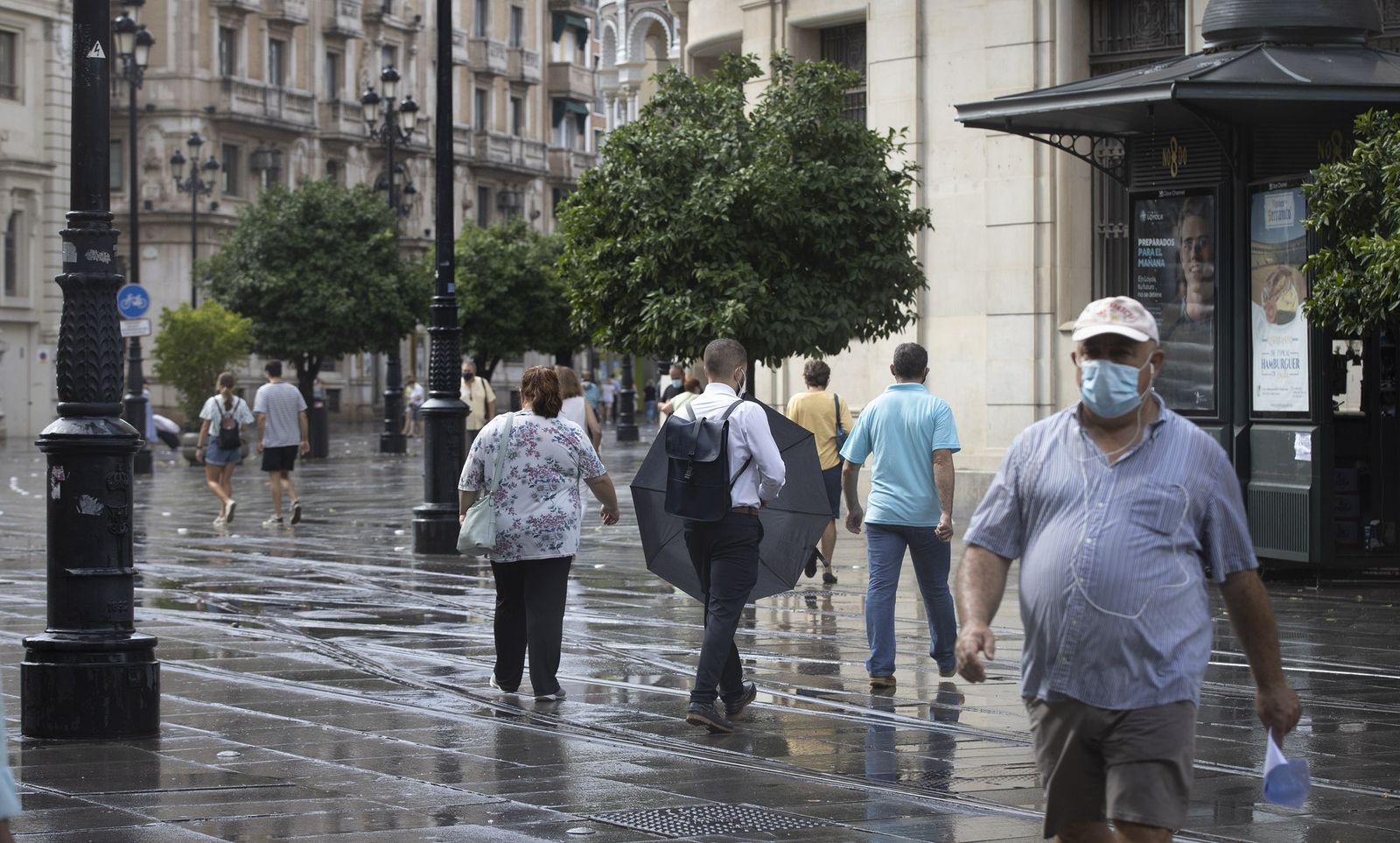 Las imágenes de la granizada en Sevilla