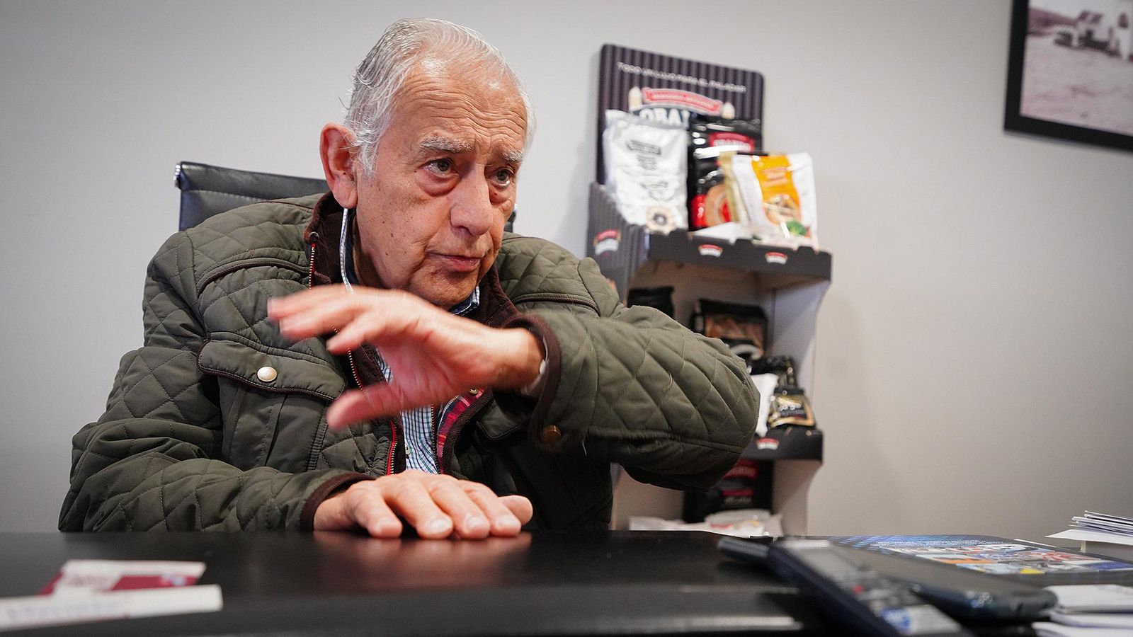 Francisco Obando, durante la entrevista.