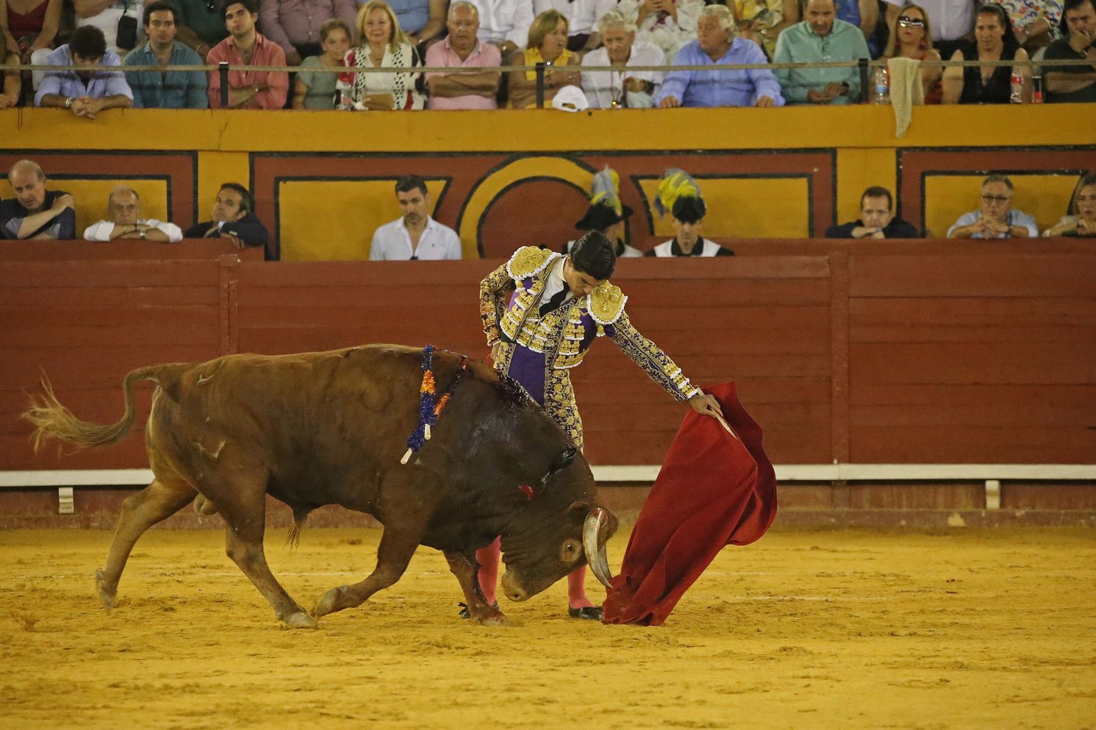 Fotos de la corrida del jueves de la Feria Taurina de Algeciras 2023:  Salvador Vega, Roca Rey y Pablo Aguado