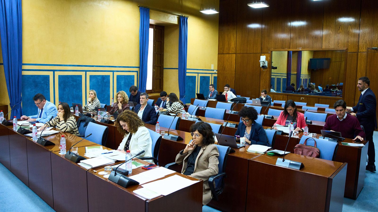 Diputados participantes en la Comisión de Salud del Parlamento de Andalucía durante su sesión de ayer. Diputados participantes en la Comisión de Salud del Parlamento de Andalucía durante su sesión de ayer.
