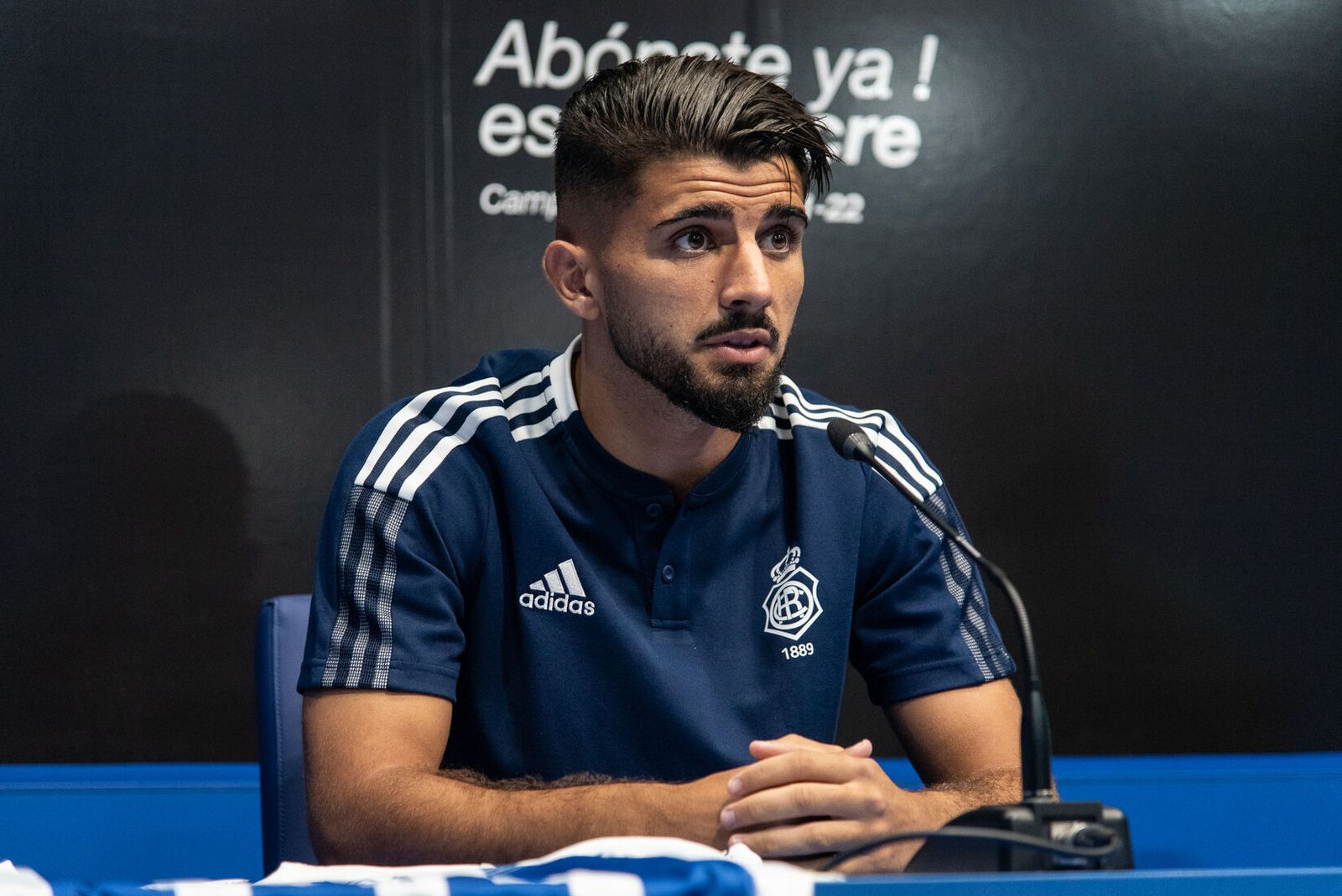 Manu Galán en rueda de prensa