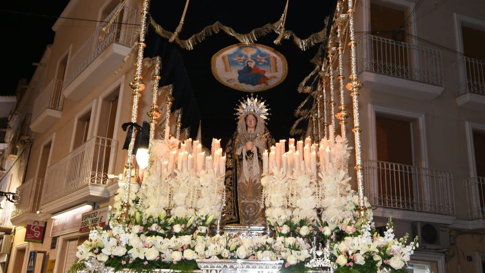Procesión de la Virgen de los Dolores en Cuevas del Almanzora.