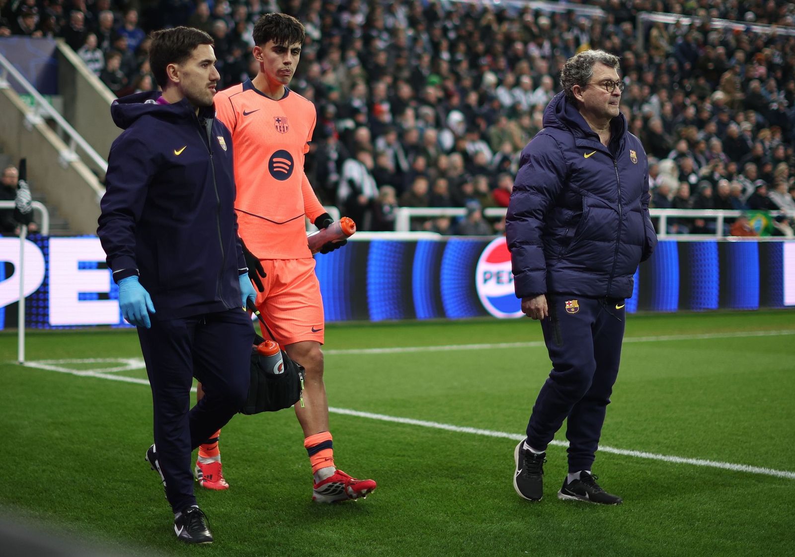 Las fotos del Newcastle-Barcelona