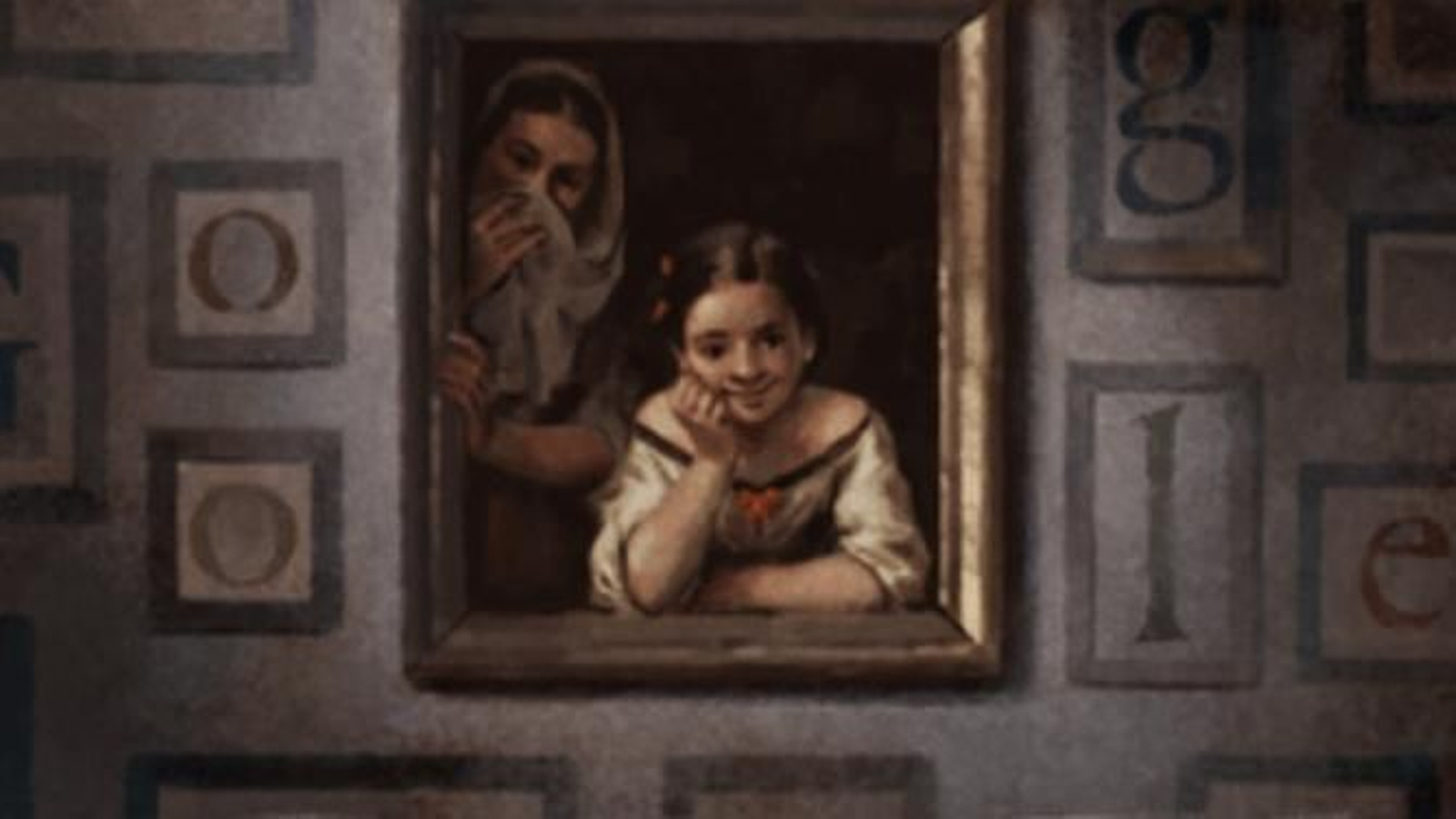 El 'doodle' inspirado en 'Mujeres en la ventana'. El 'doodle' inspirado en 'Mujeres en la ventana'.