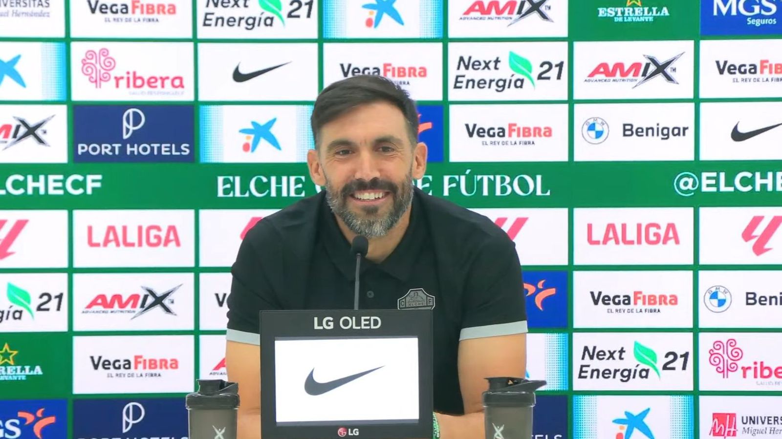 Eder Sarabia antes de medirse al Betis