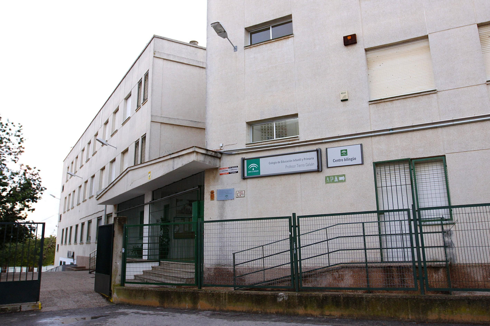 Colegio público Profesor Tierno Galván, en una imagen de archivo.