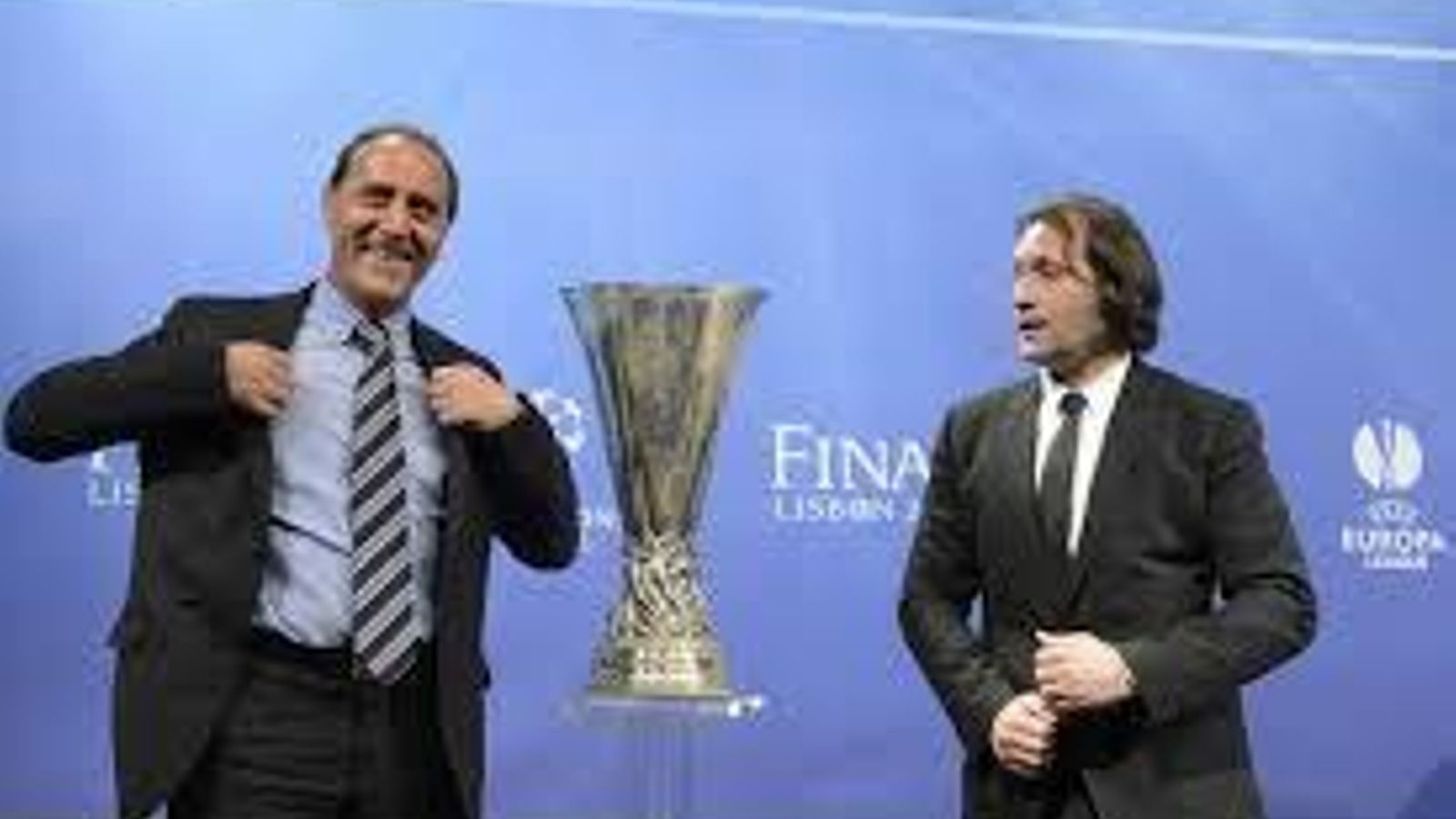 Francisco, durante un sorteo de la Liga Europa del Sevilla.