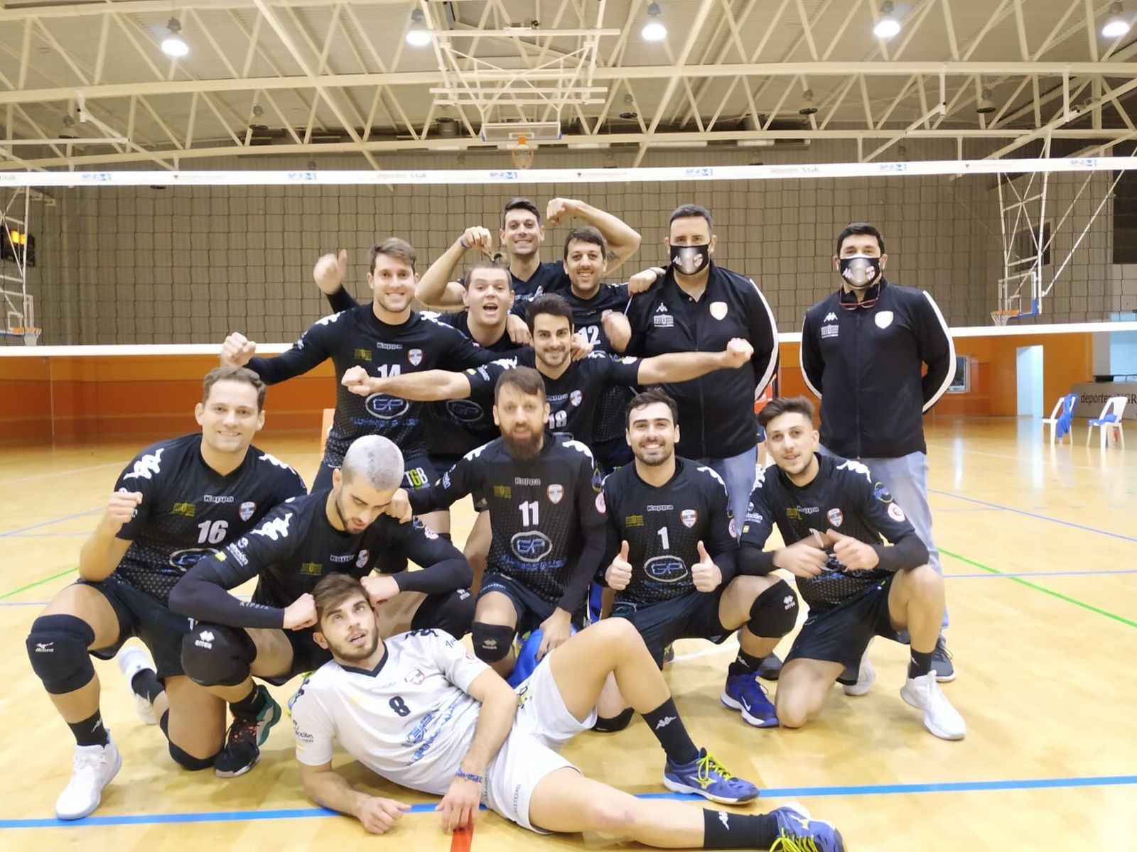 Los jugadores del Aluminios Galisur.