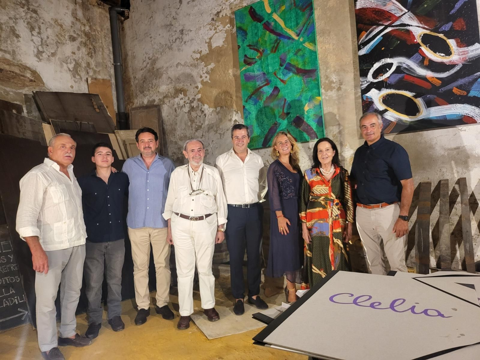 Inauguración de la exposición de Clelia Muchetti en El Puerto