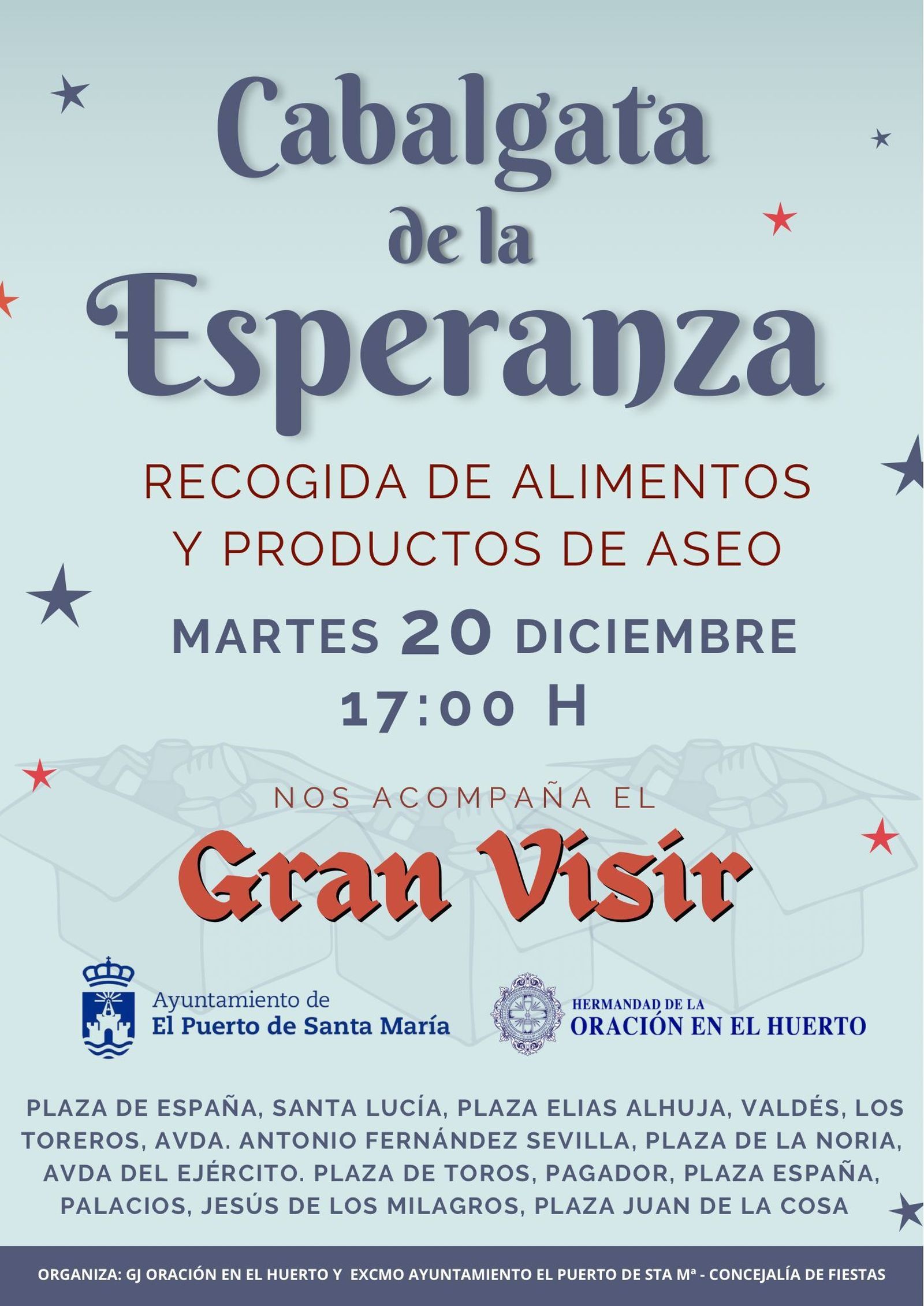 El cartel anunciador de la Cabalgata de la Esperanza.