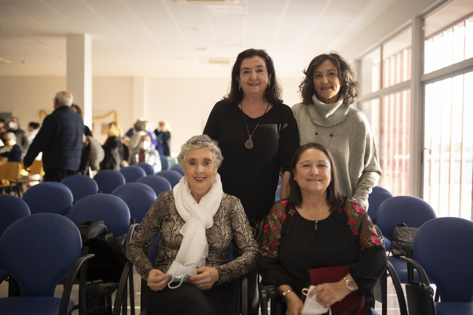 Concepción Pérez Vidal, Teresa Pozo, Cinta Preisse y Carmen Lozano.