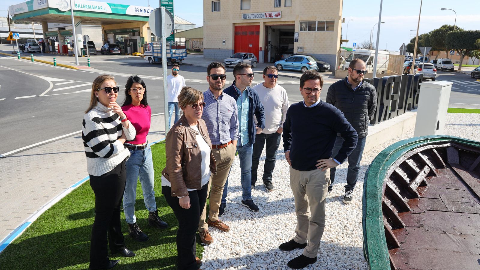 Ediles del equipo de Gobierno ejidense han visitado la culminación de los trabajos en el núcleo de Balerma.