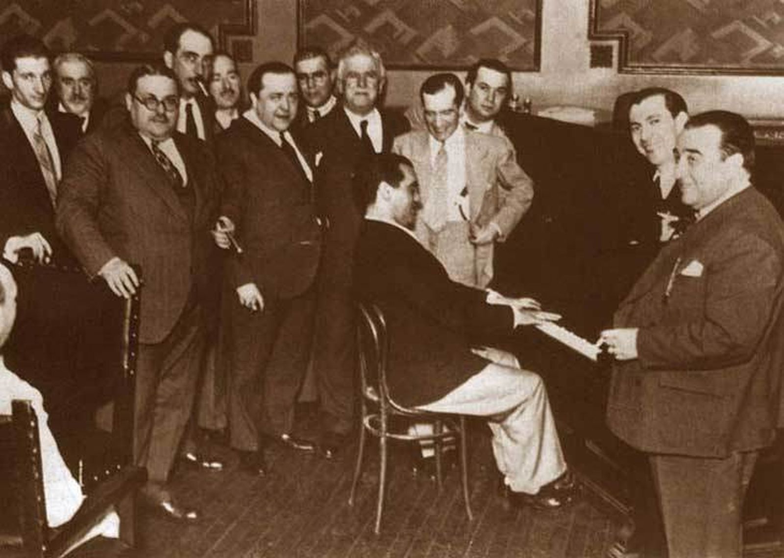 Una imagen de Lorca en su visita a Rosario.