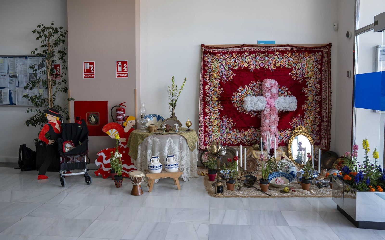 Las imágenes del acto de iniciación del Camino de Santiago de FAAM en Almería