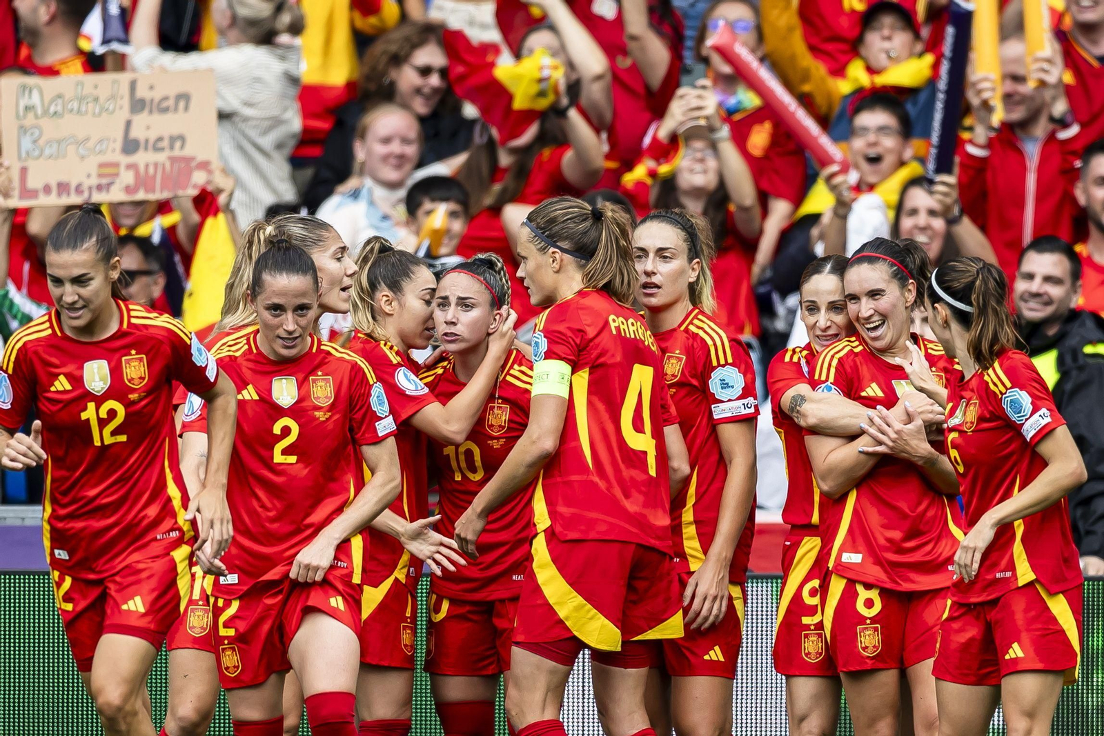 Las mejores imágenes de la final España - Inglaterra de la Eurocopa femenina