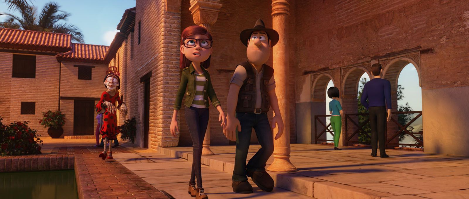 En la película se reconocen espacios de la Alhambra.