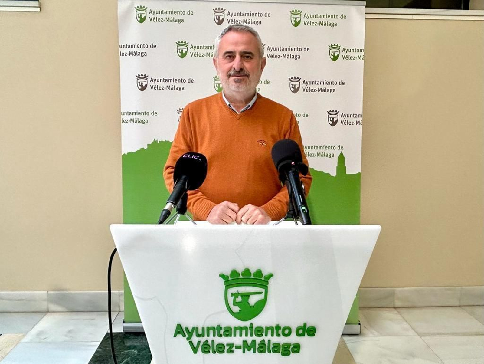 El concejal de Infraestructuras, Jesús María Claros