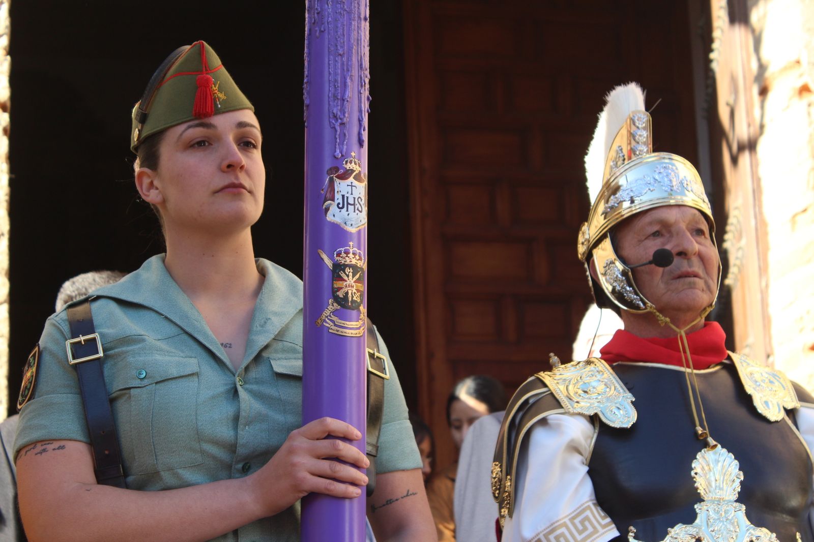 Las imágenes de la Subida de Jesús y el Pregón del Judío en Vera