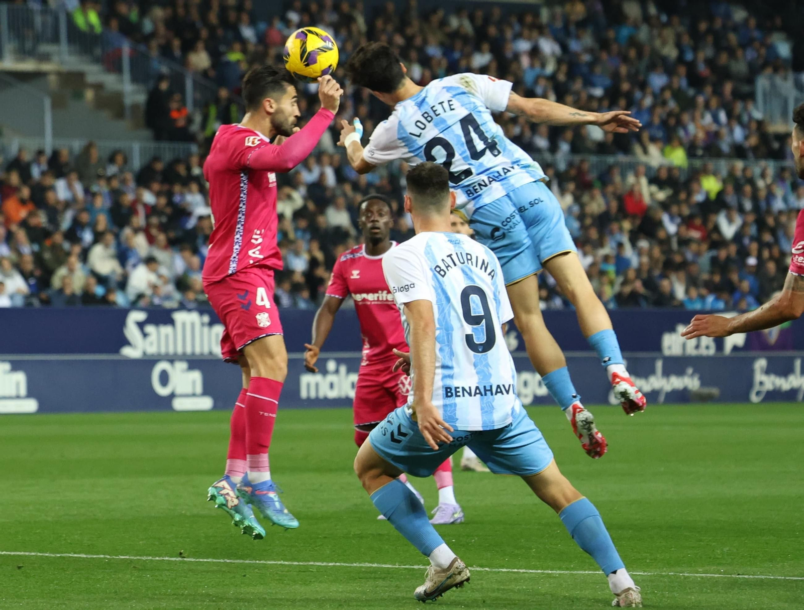 El Málaga CF-CD Tenerife, en fotos