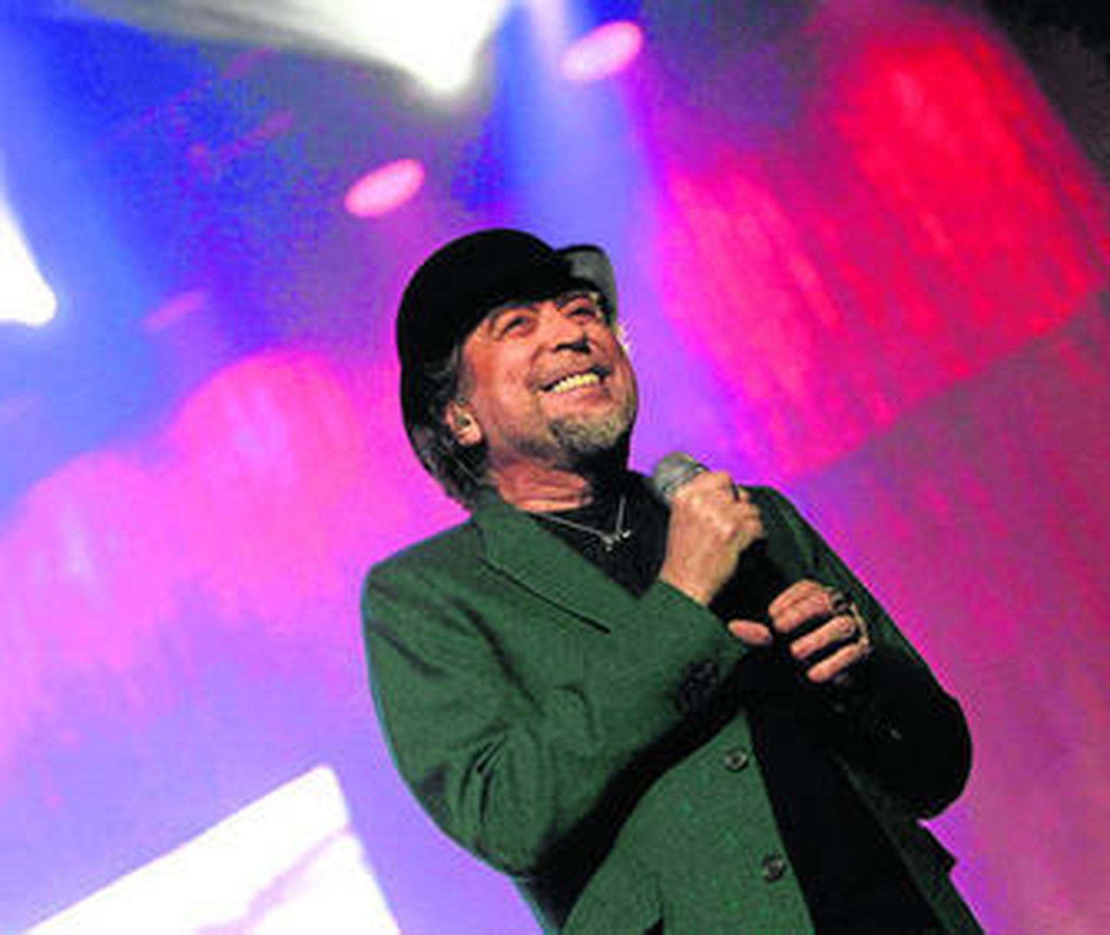 Joaquín Sabina, durante uno de sus conciertos