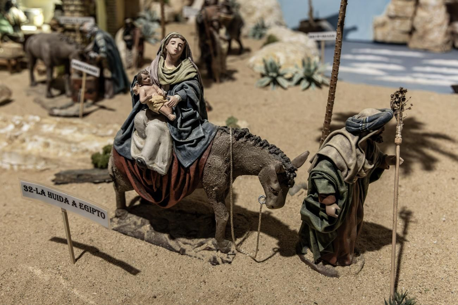 Así disfrutan en estas fechas cercanas a la Navidad los jienneses de la Ruta Belenística