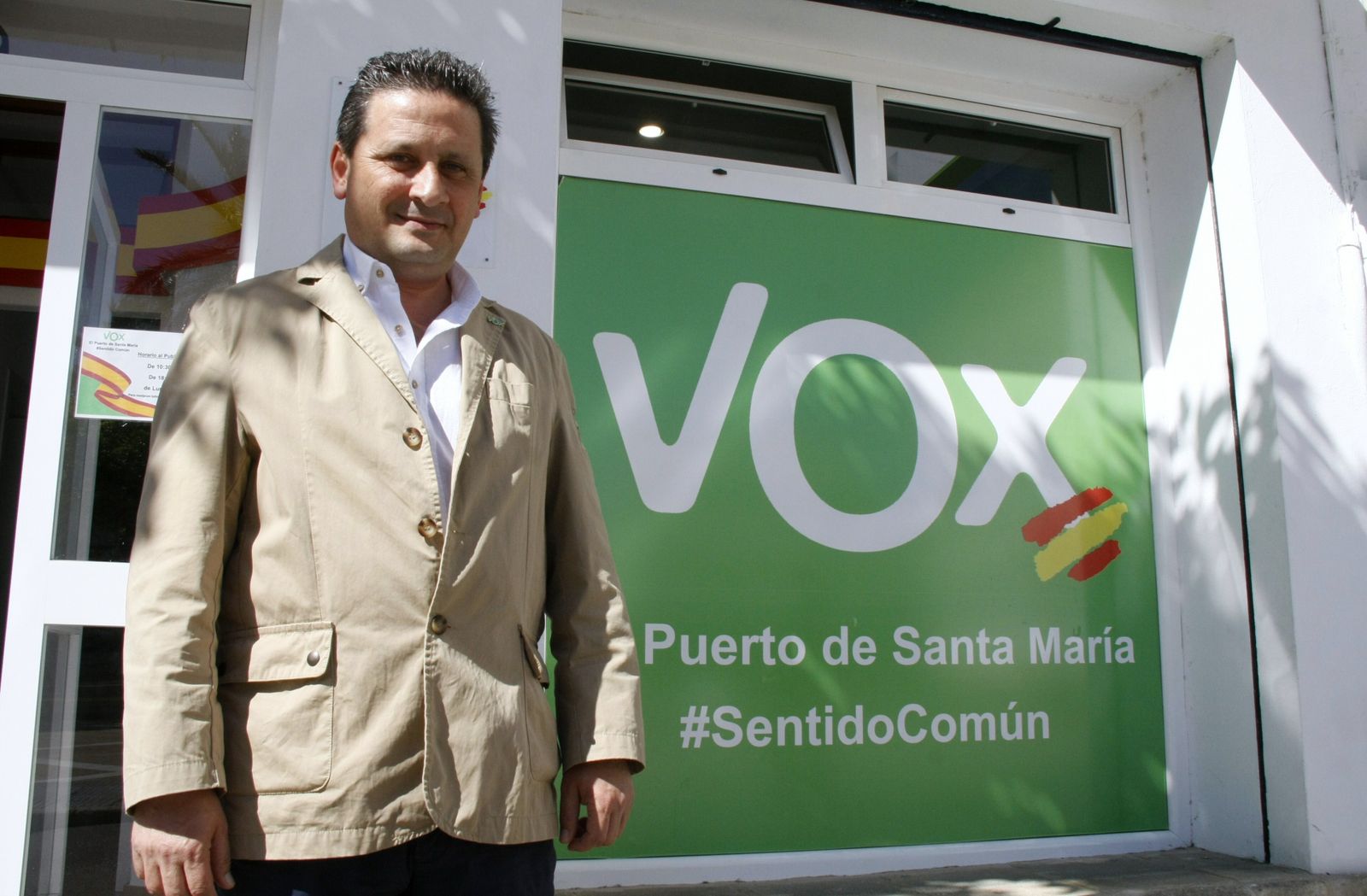 Juan Carlos Sanz, concejal de Vox en El Puerto.
