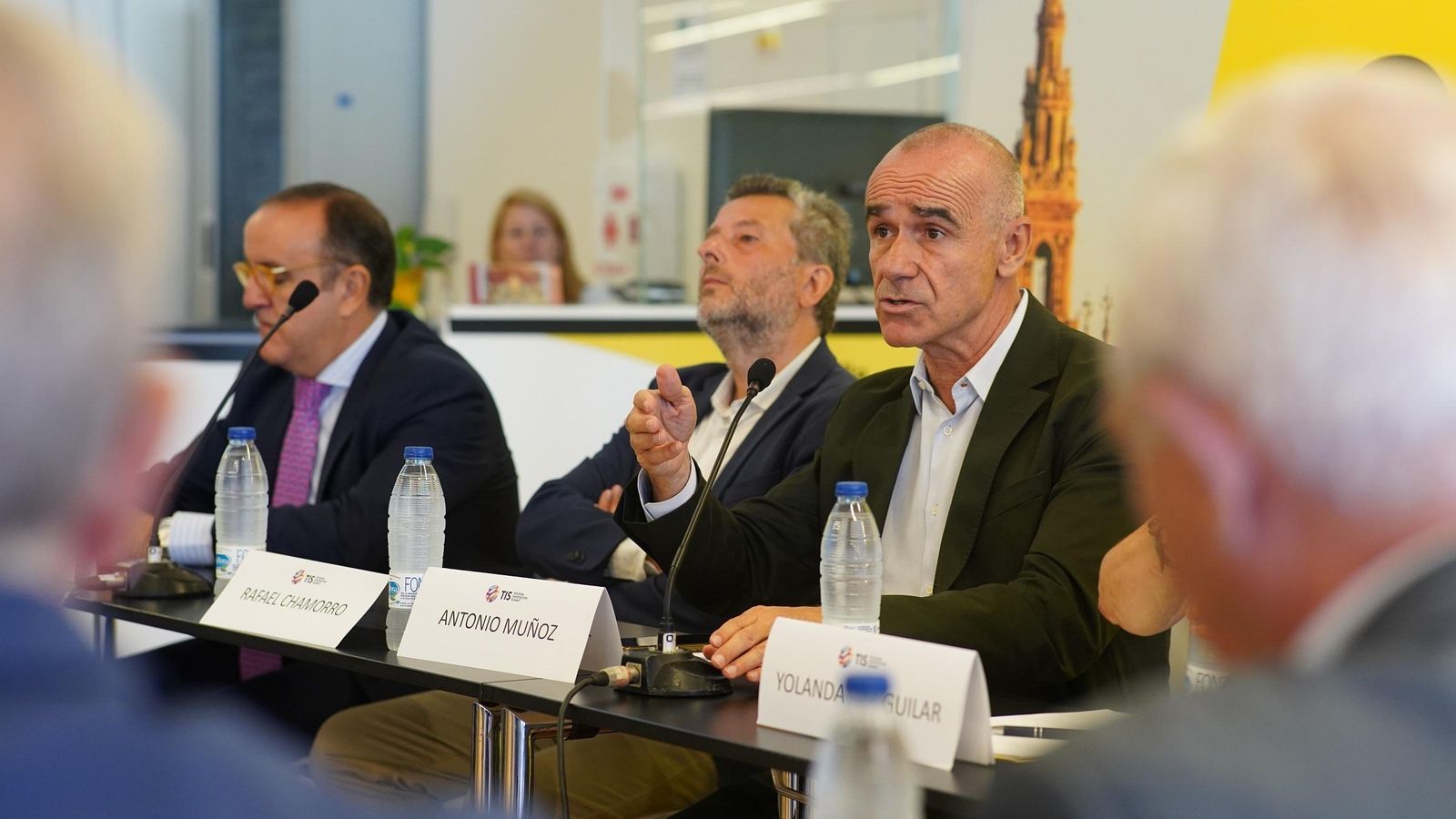 El alcalde Antonio Muñoz en la comisión de presentación del TIS, el Tourism Innovation Summit (cumbre de innovación turística y tecnológica).