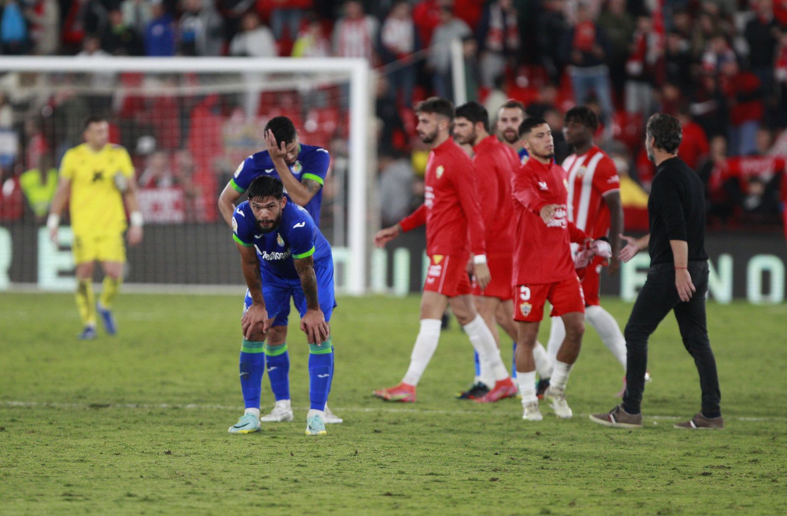 Imágenes del partido de fútbol U.D. Almería-Getafe C.F.