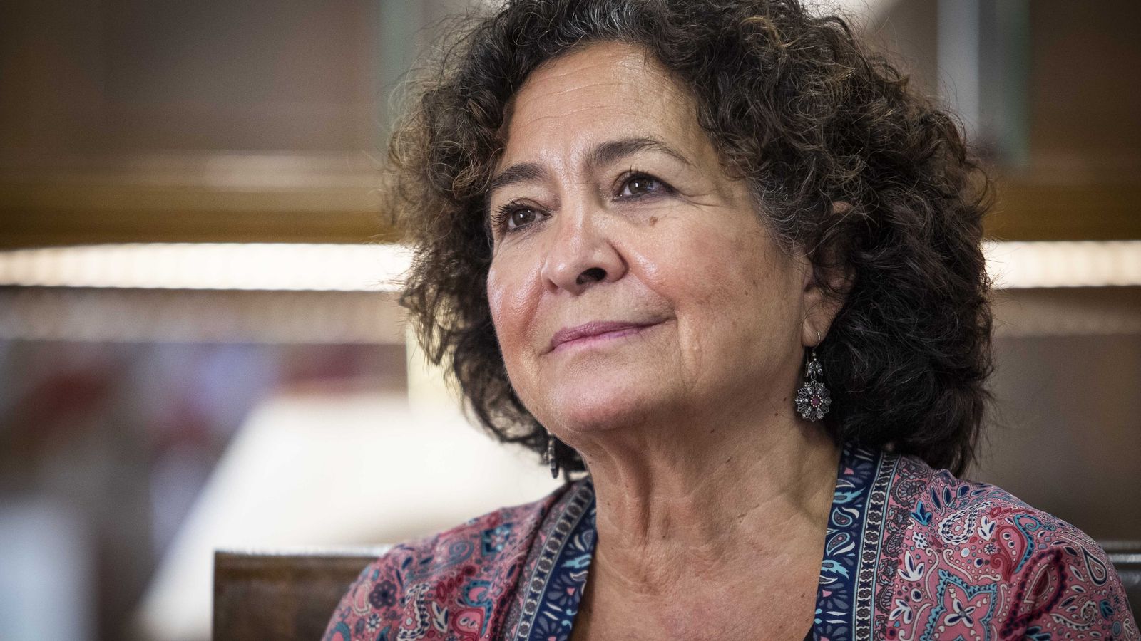 Aranda, en un momento de la entrevista.