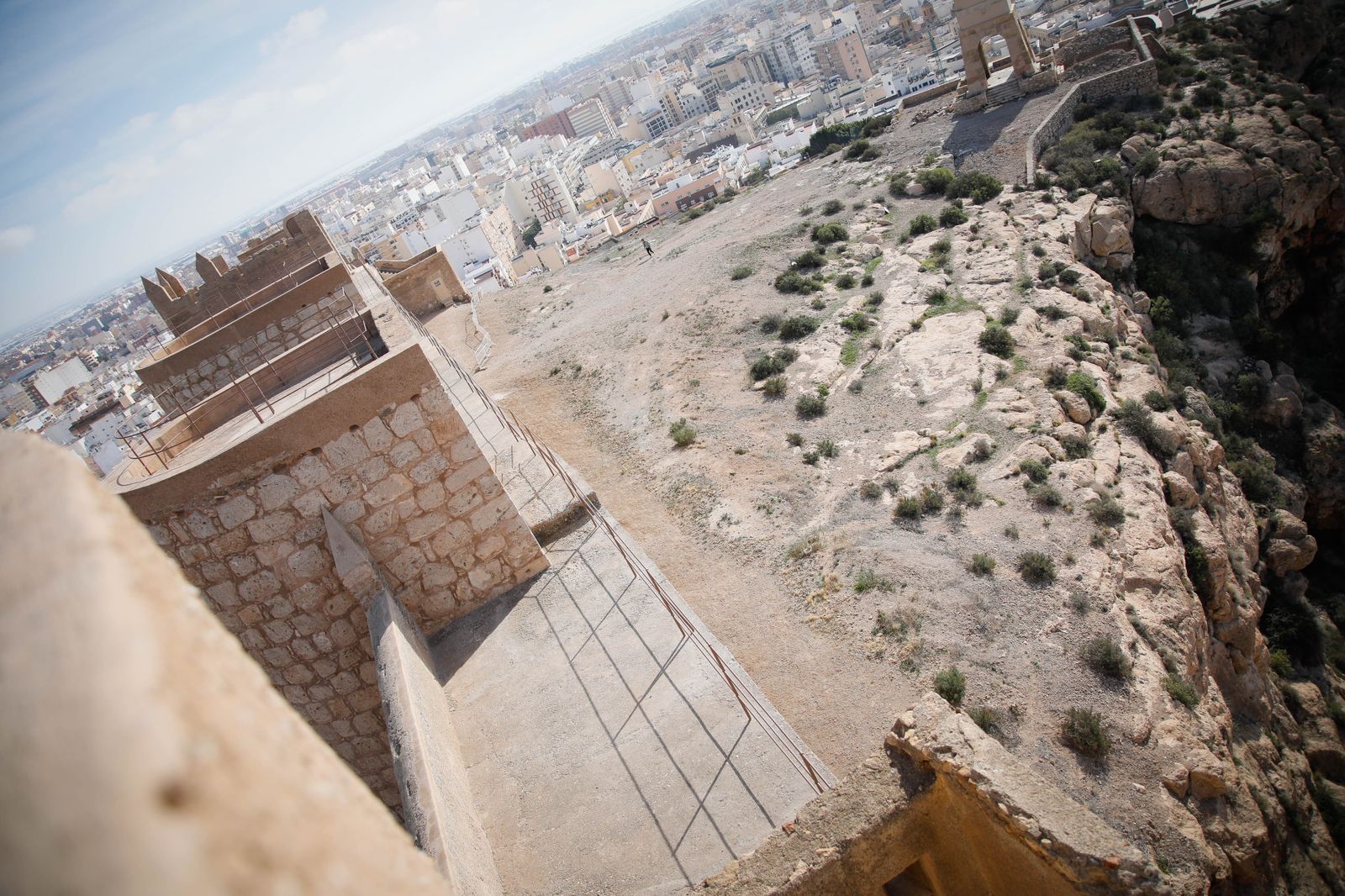 Las imágenes de la restauración de la Muralla de San Cristóbal