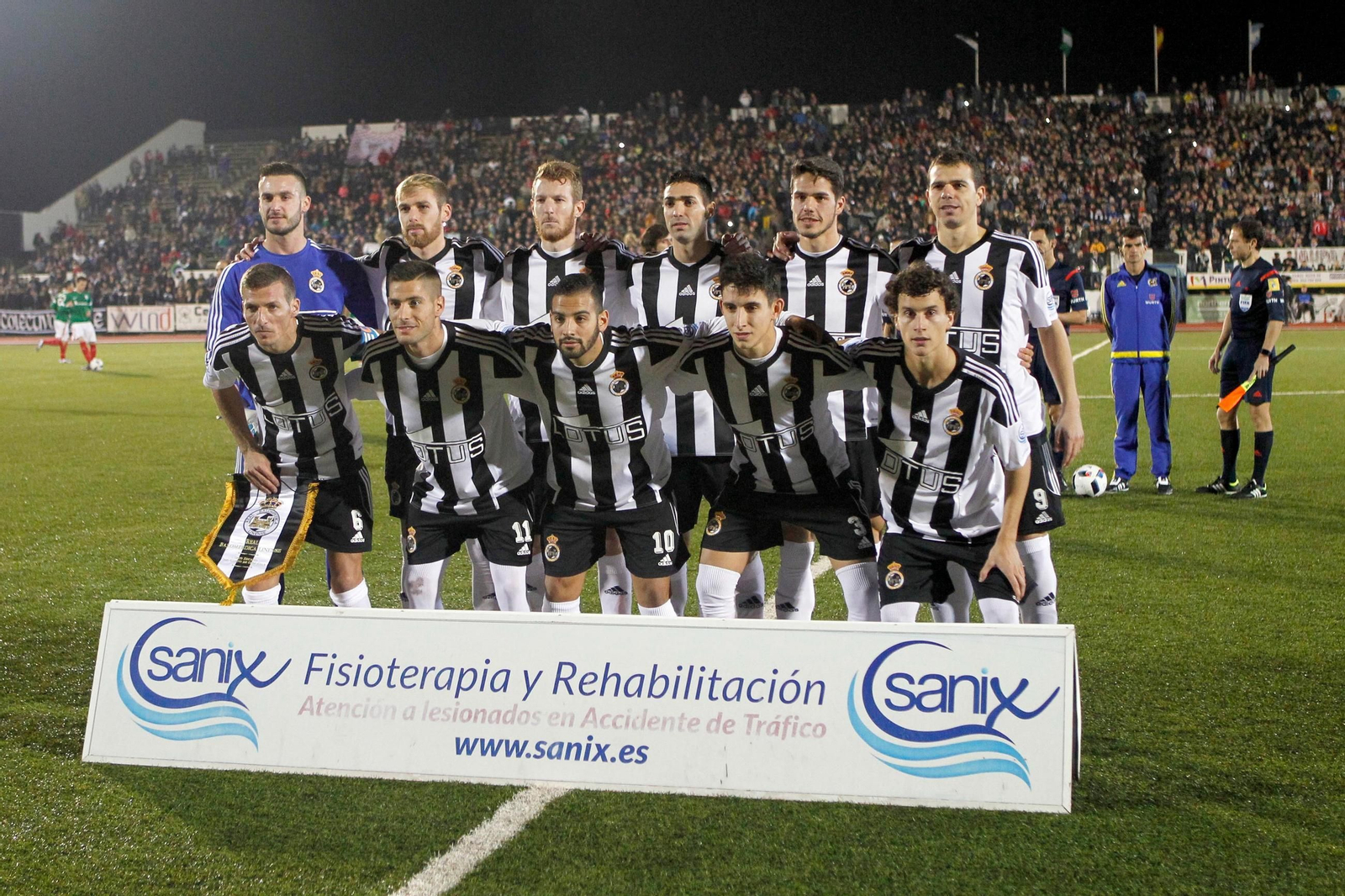 Formación inicial de la Balona en su duelo con el Athetic del 3 de diciembre de 2015