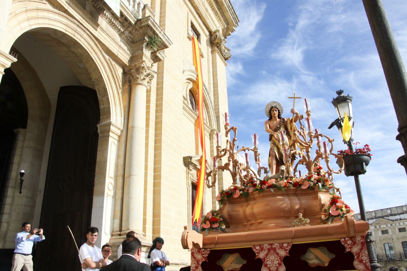Imágenes de la procesión del Patrón de Chiclana.