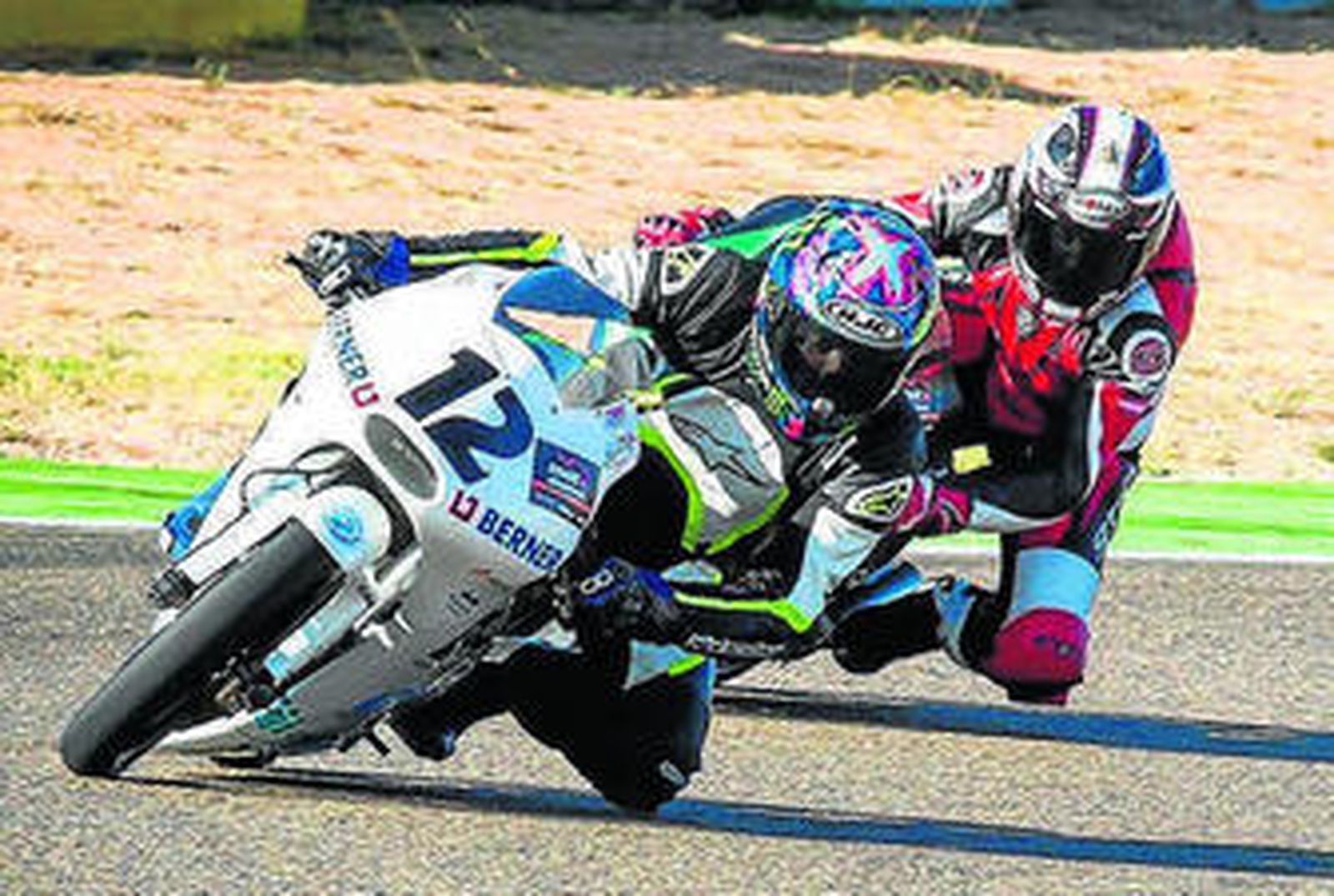 El piloto durante la competición.