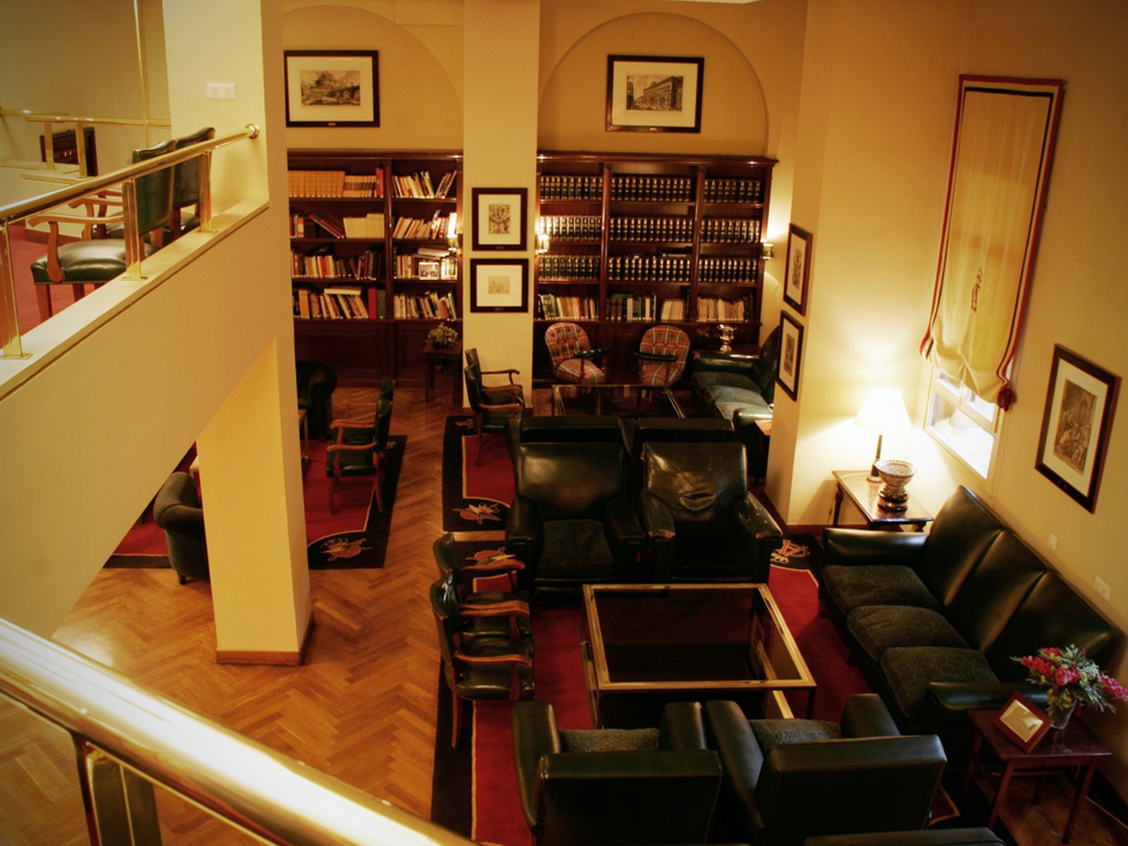 El salón principal de la sede del Aero, sito en la Avenida de la Constitución