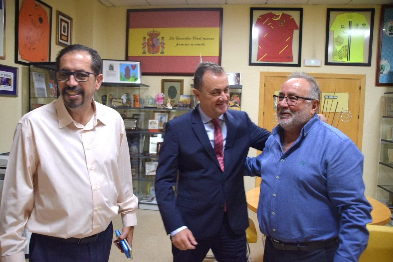 Sergio Cortés, José María Muñoz y Joaquín Vilanova.