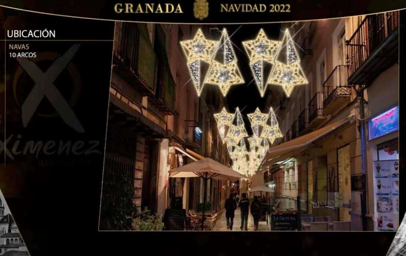 Estas son las luces de Navidad del Centro de Granada, calle por calle