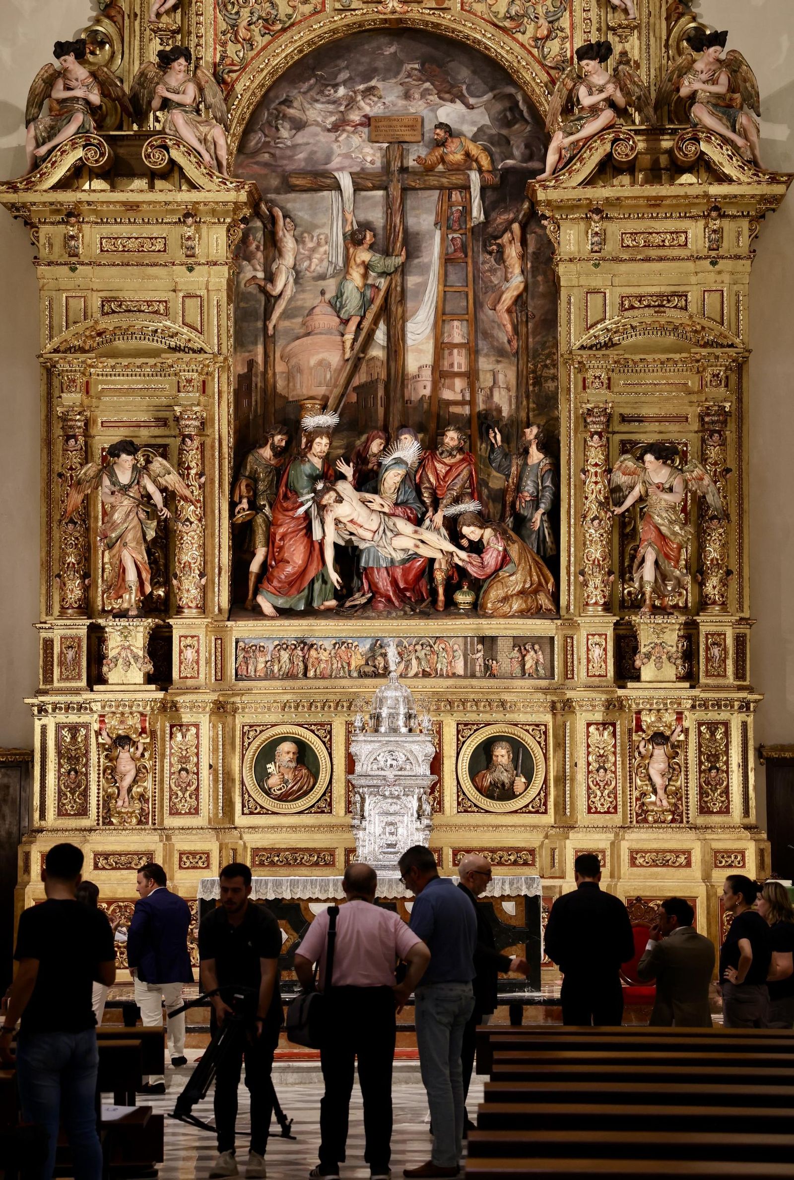 Restauración del retablo de la iglesia del Sagrario