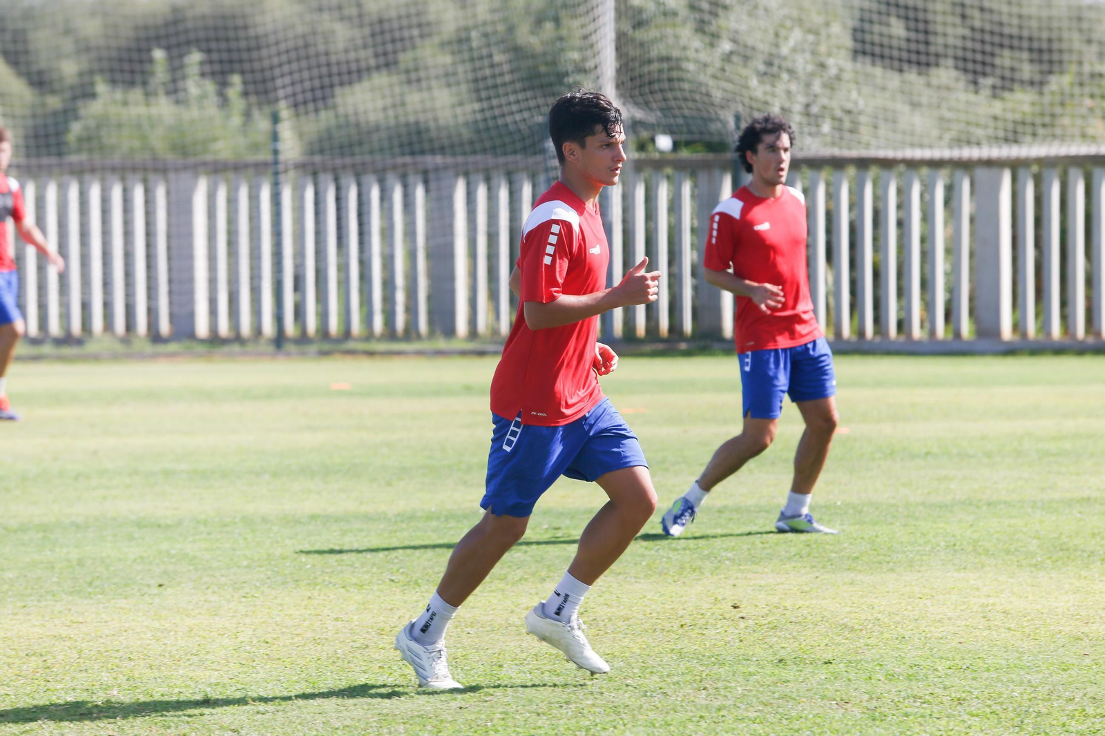 Las fotos del entrenamiento de pretemporada del Algeciras en La Menacha