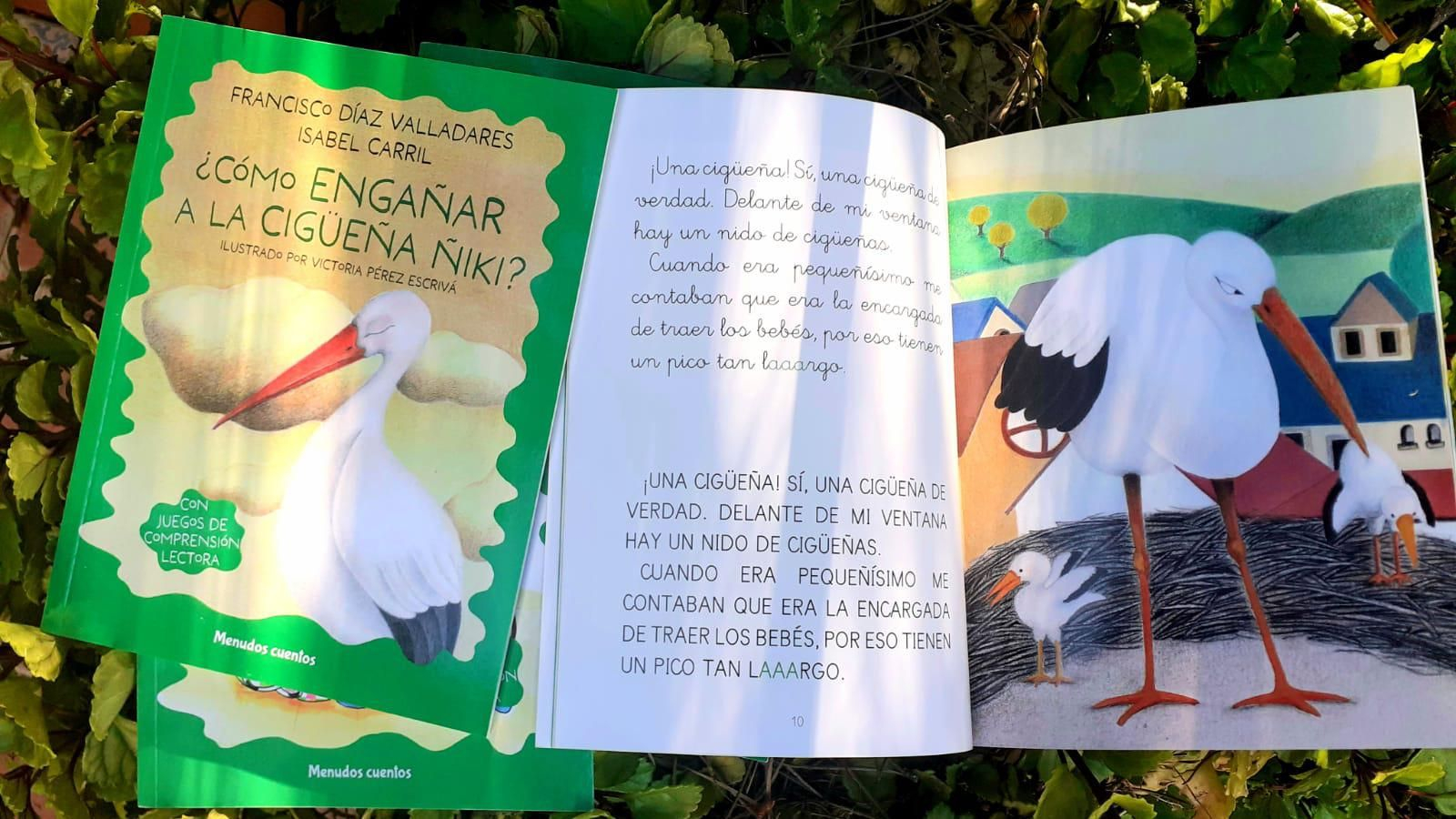 El libro '¿Cómo engañar a la cigüeña Ñiki?'