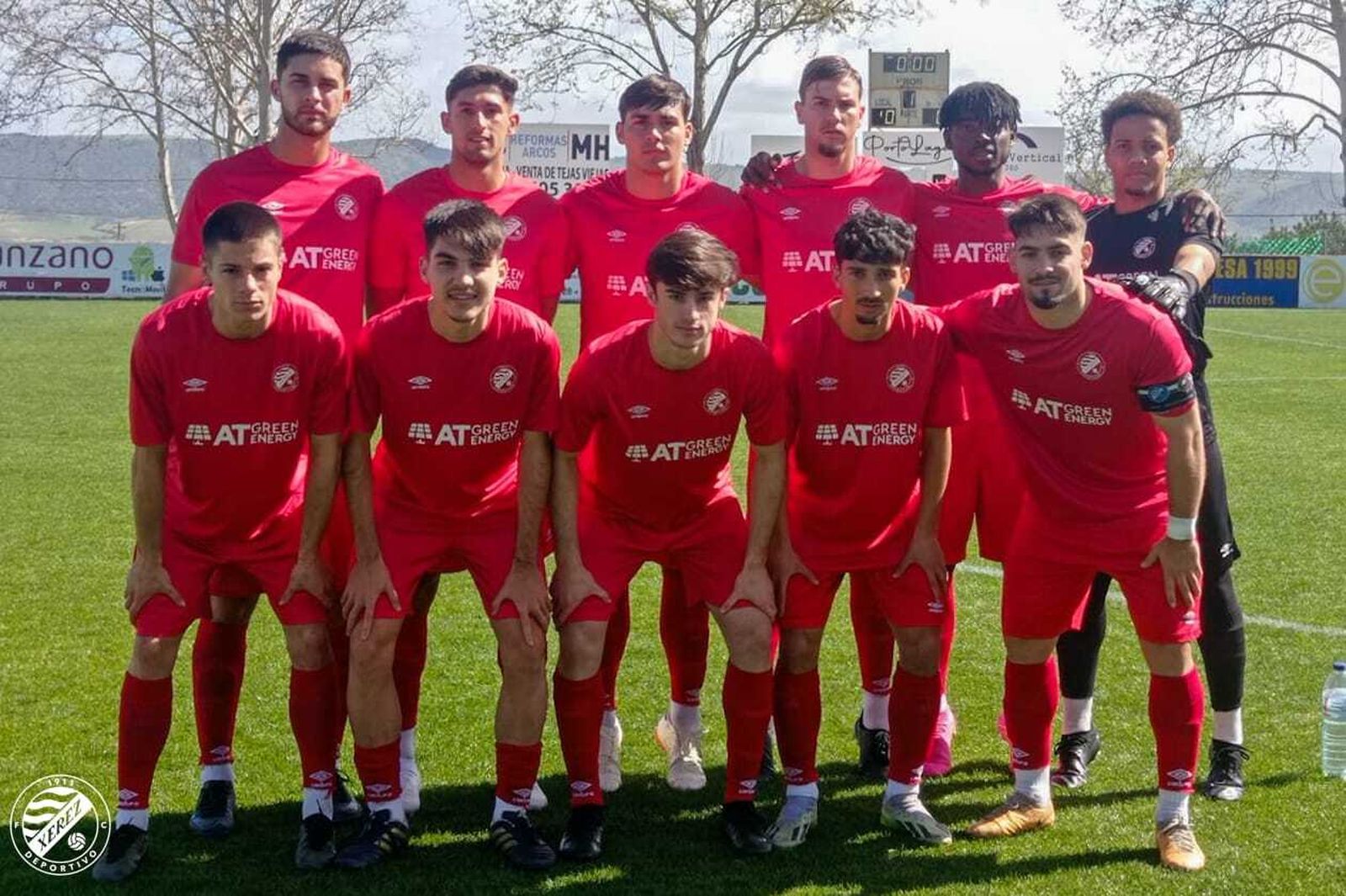 Formación que ha presentado el Xerez DFC B en Arcos.
