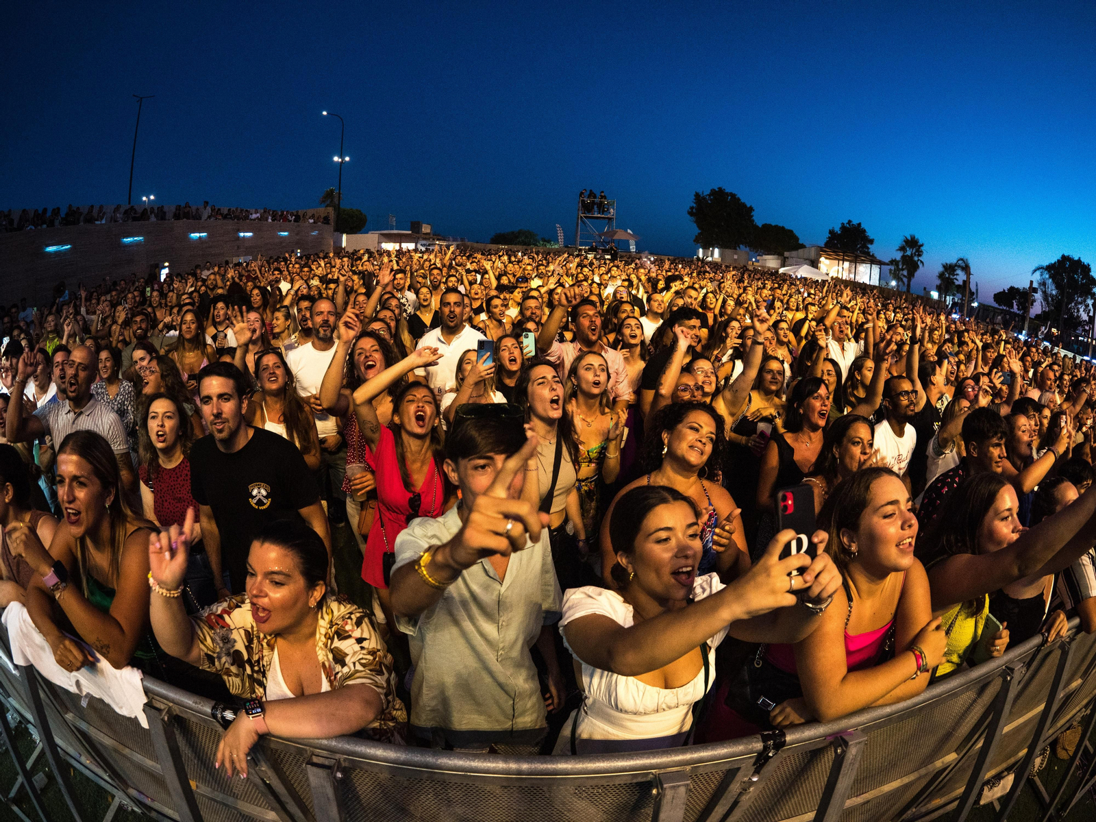 Raúle, en concierto en el Bahía Sound de San Fernando