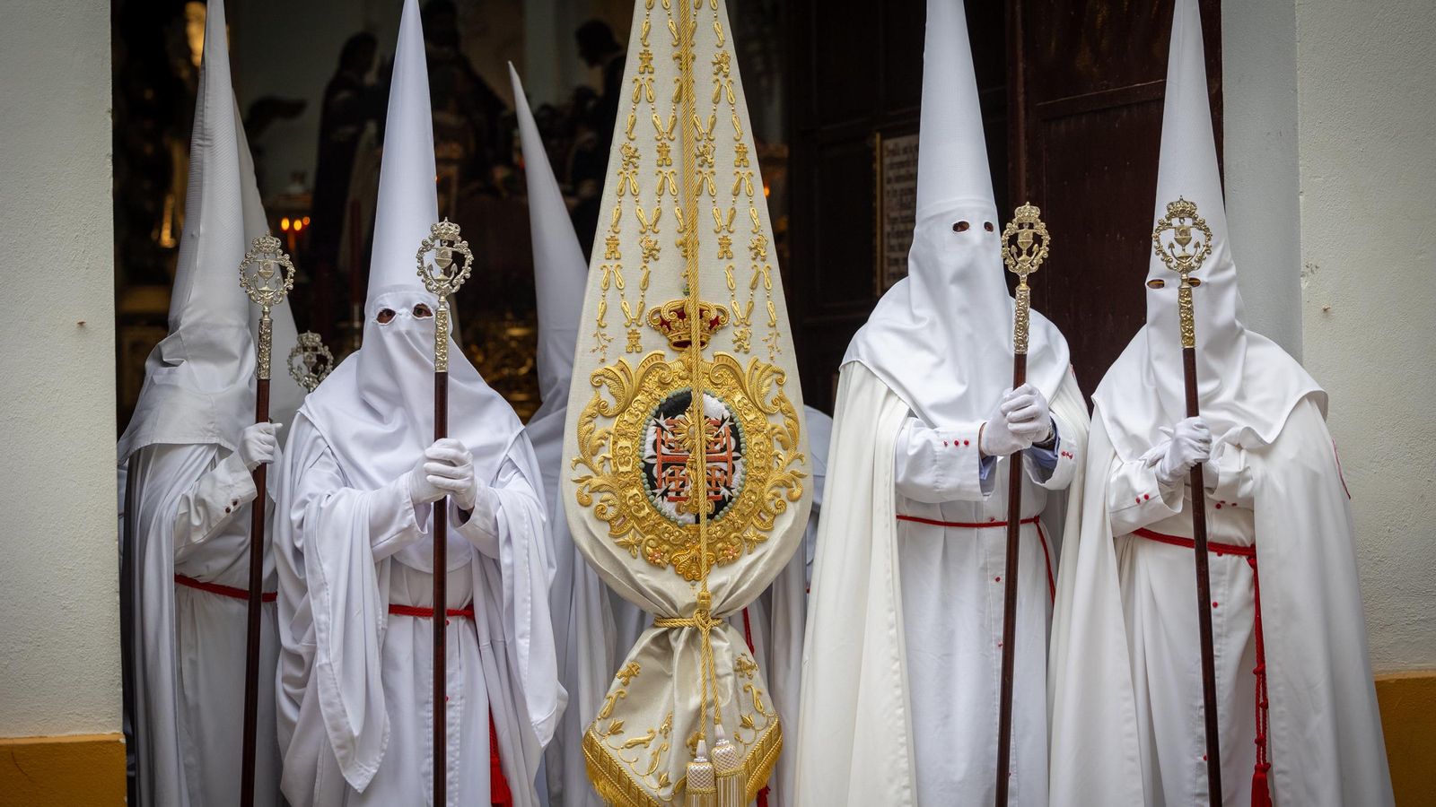 Las imágenes de la cofradía de la Sagrada cena en la Semana Santa de Cádiz de 2024