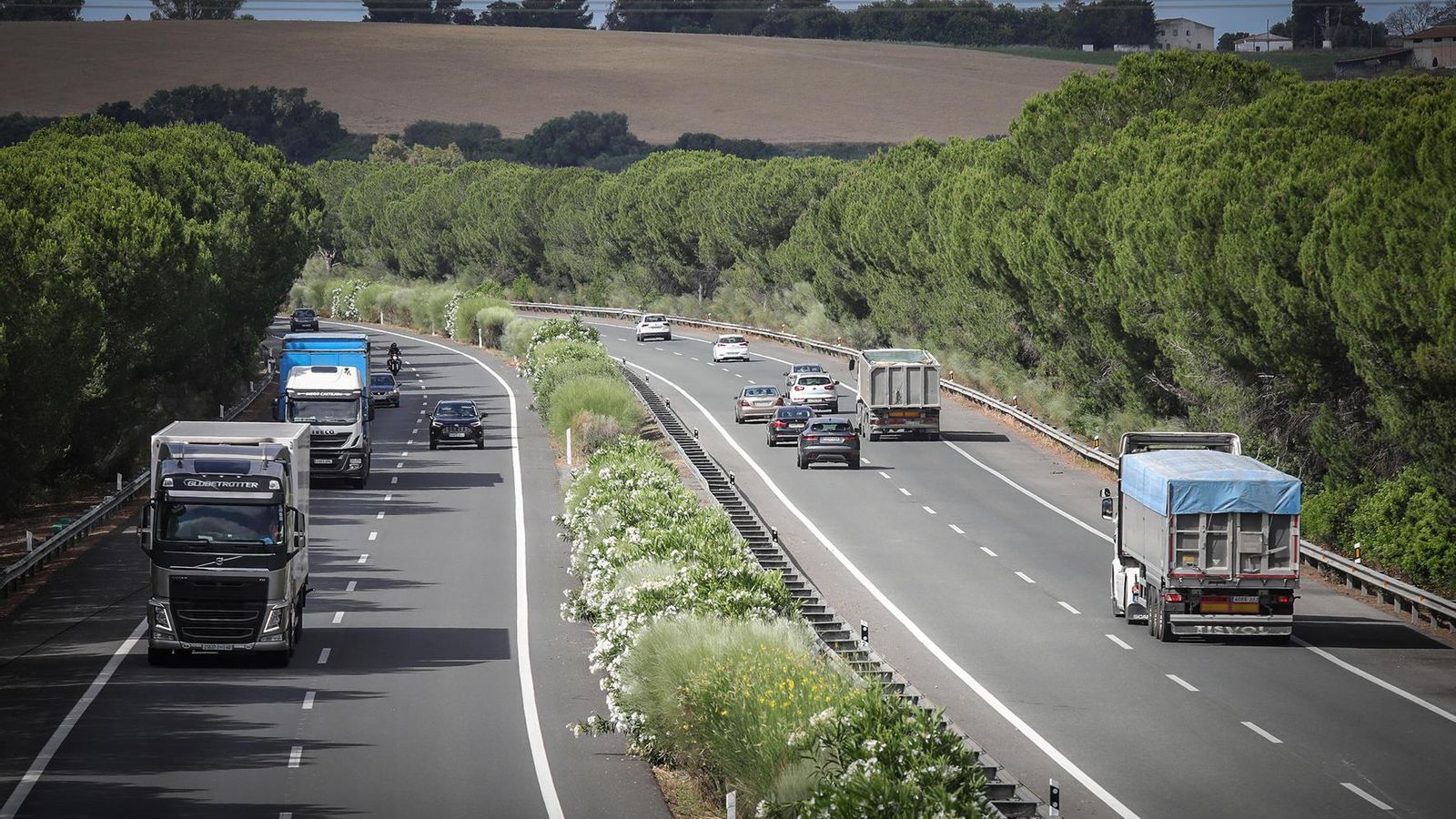 La AP-4, a la altura de Jerez.