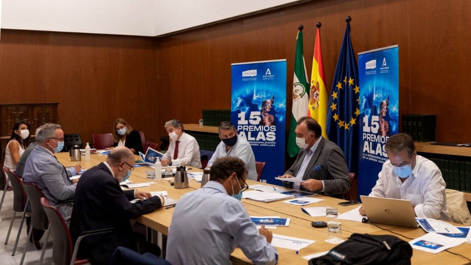 Reunión del jurado de estos Premios Alas a la Internacionalización.